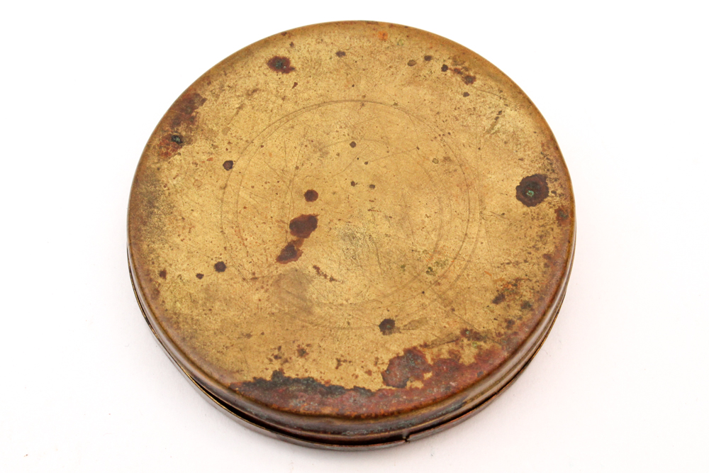 Vintage Rome Tack & Nail Co Brass Shoe Nail Kit and Container