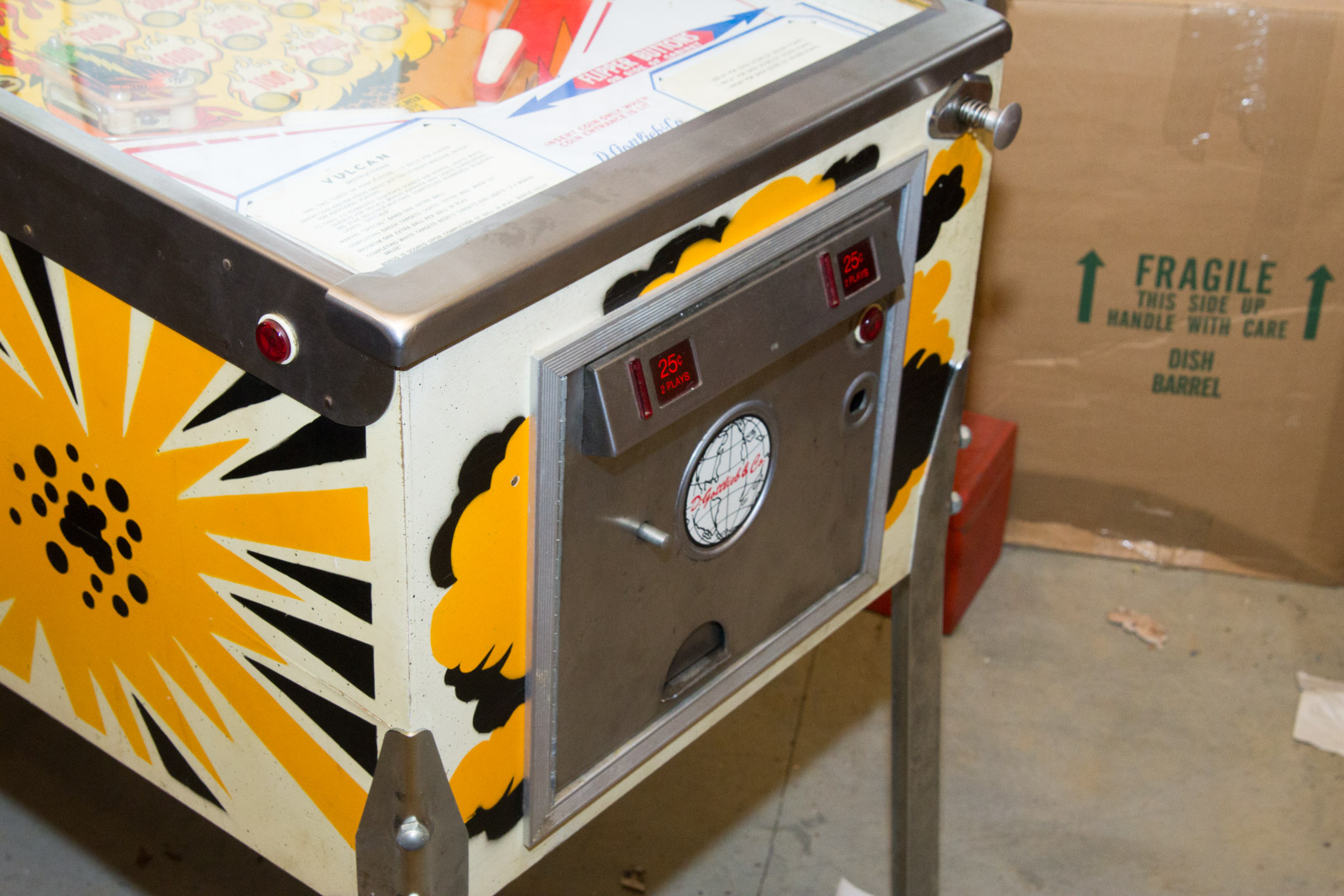 1977 Vulcan Pinball Machine