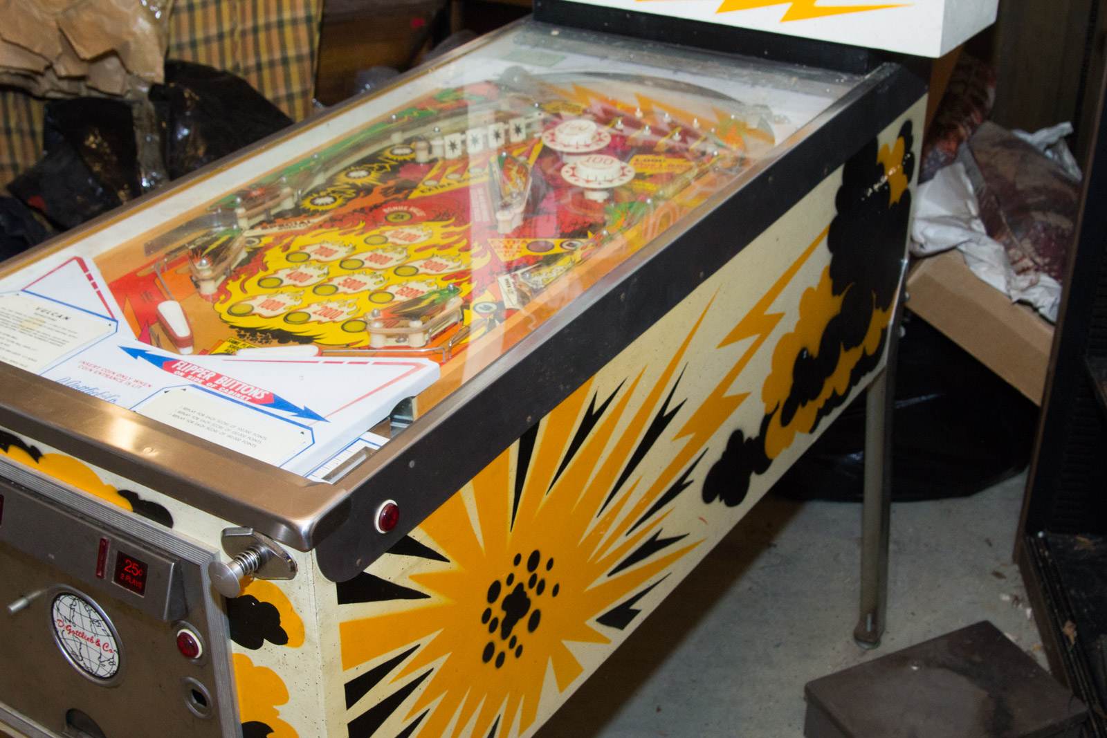 1977 Vulcan Pinball Machine
