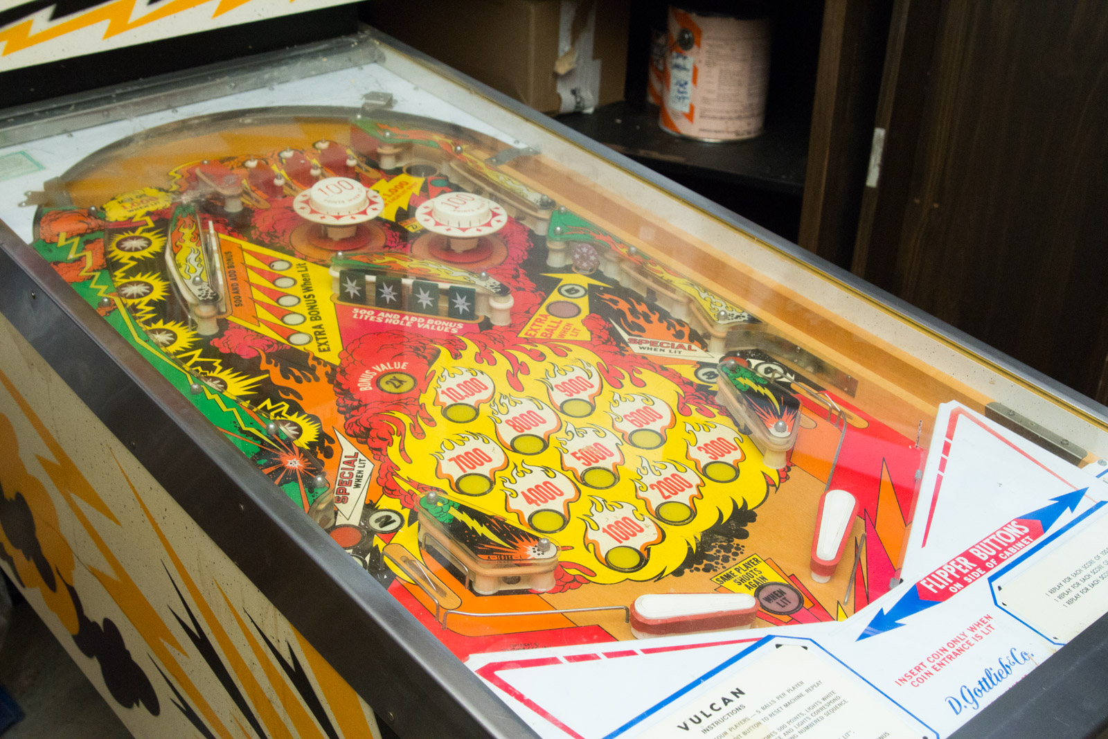 1977 Vulcan Pinball Machine