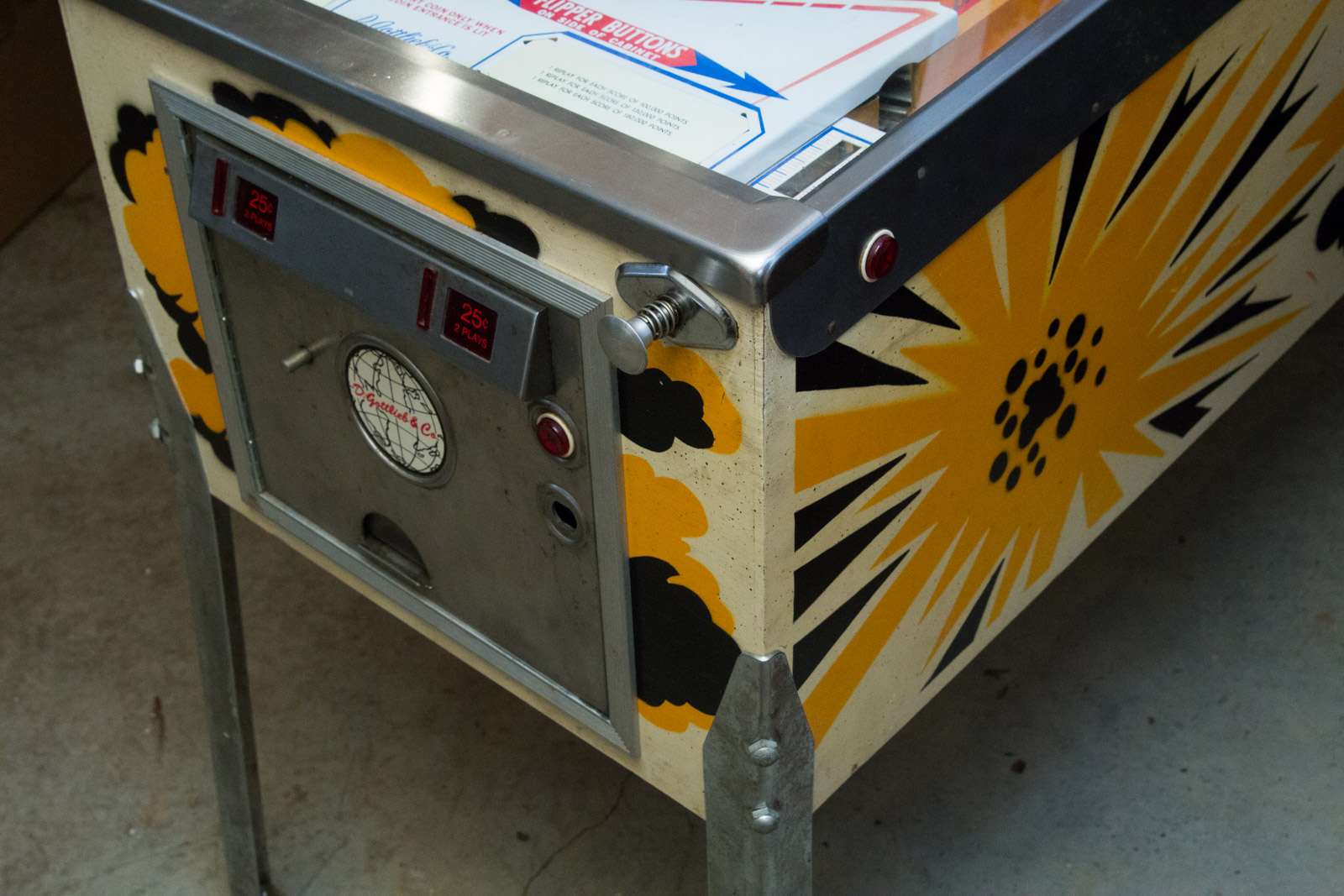 1977 Vulcan Pinball Machine