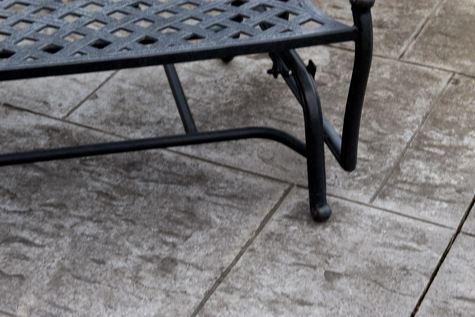 Hanamint Cast Aluminum Benches and Glider