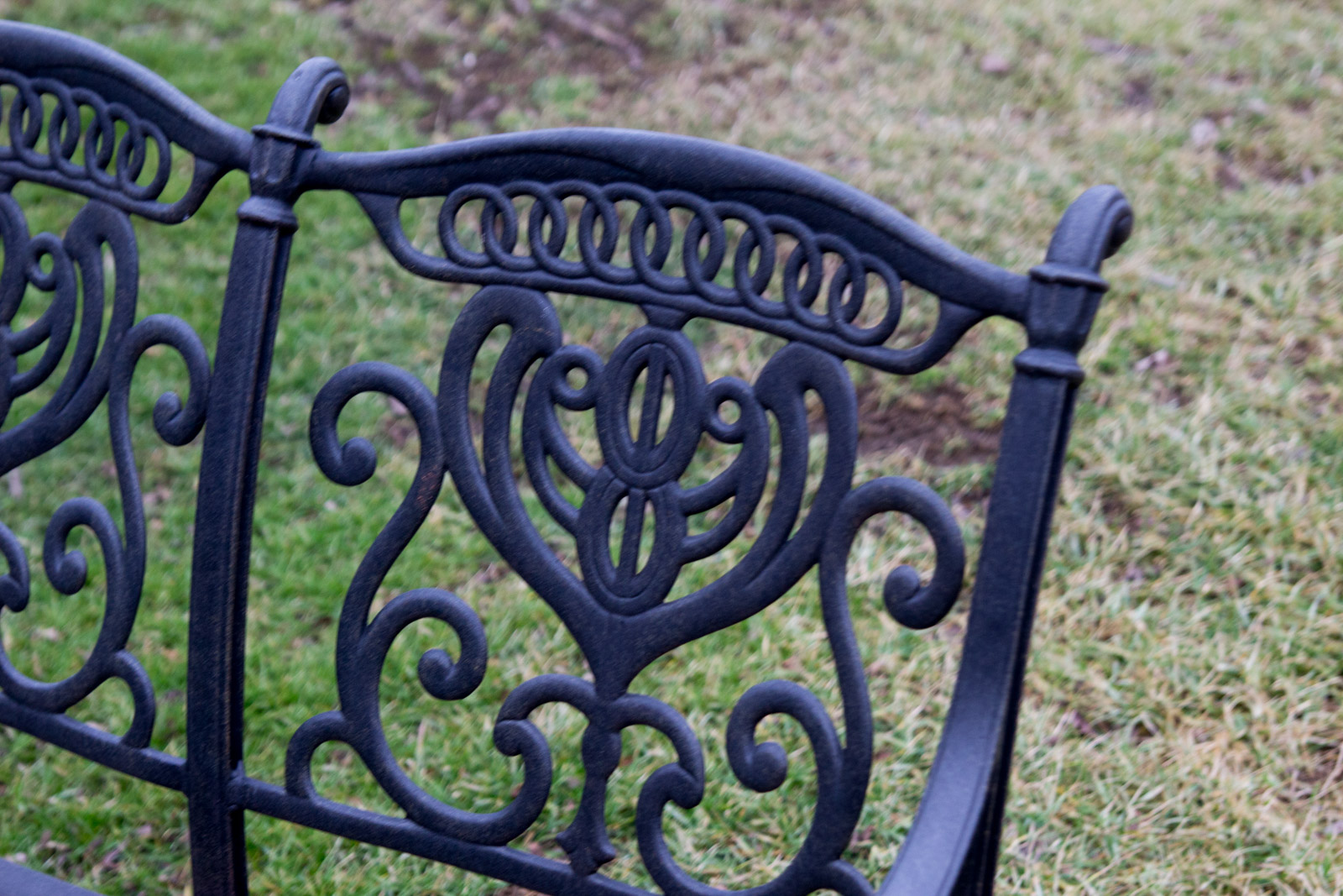 Hanamint Cast Aluminum Benches and Glider