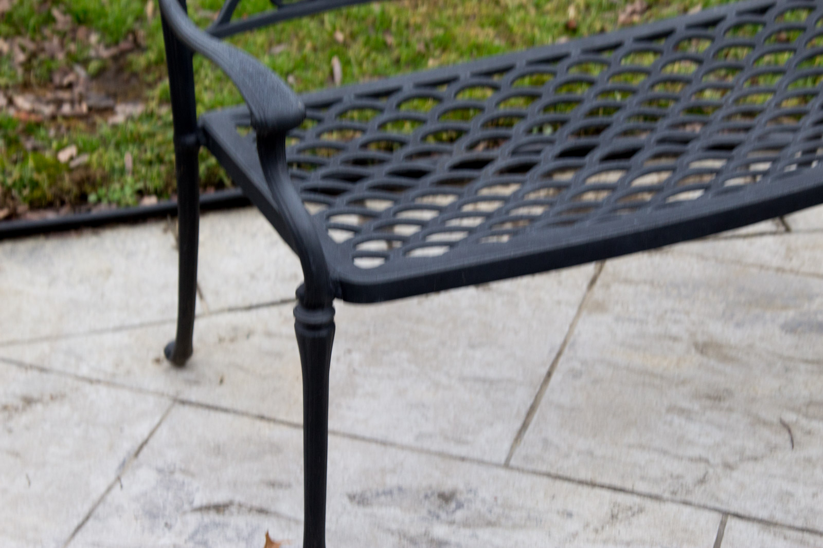 Hanamint Cast Aluminum Benches and Glider