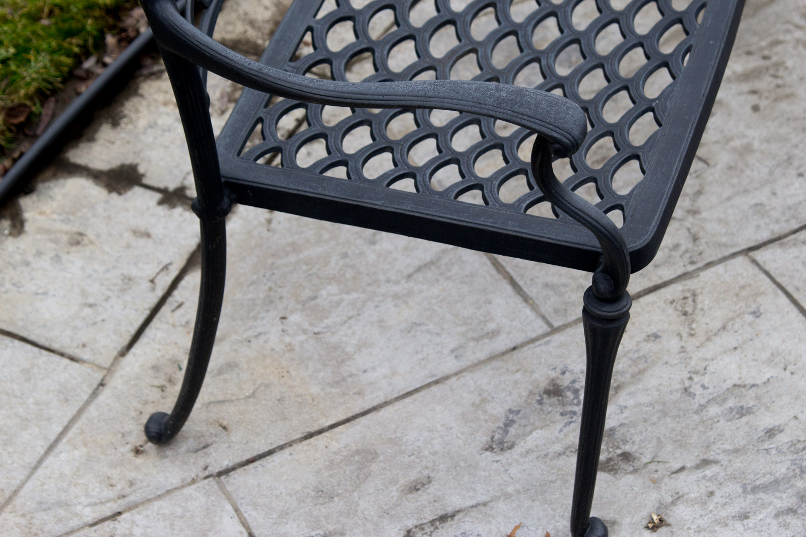 Hanamint Cast Aluminum Benches and Glider