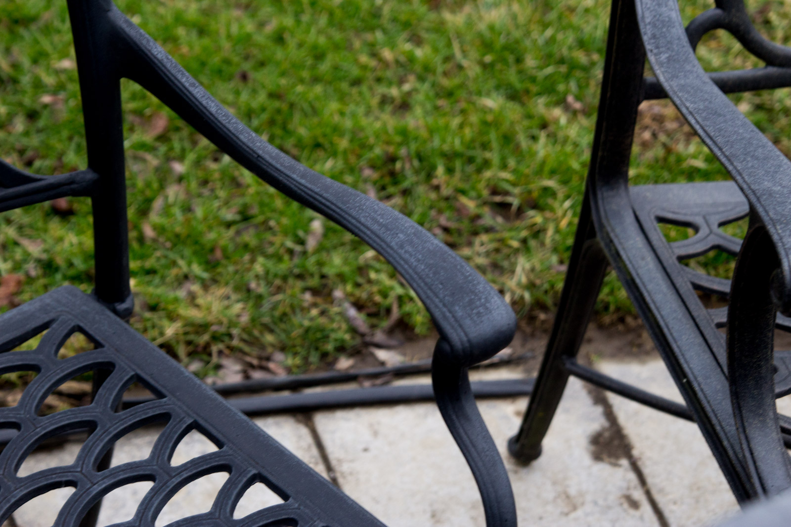 Hanamint Cast Aluminum Benches and Glider