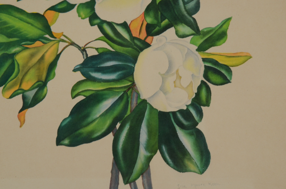 Three Botanical Offset Lithograph Prints
