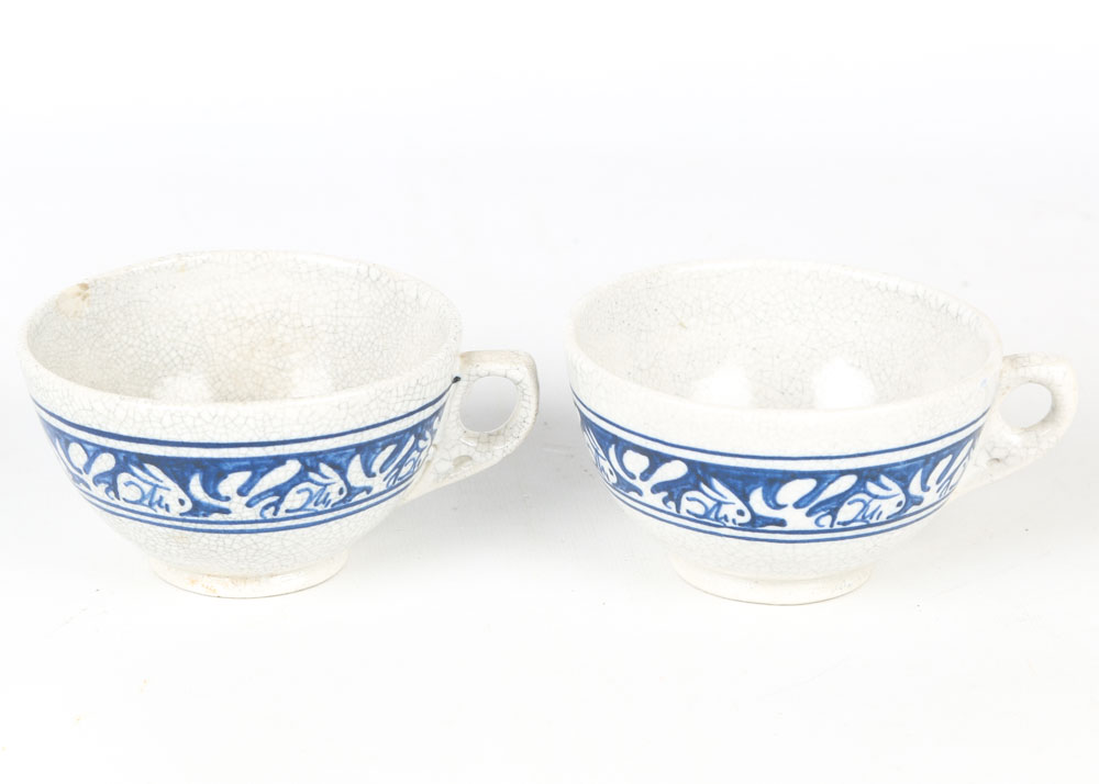 Antique Dedham Pottery "Rabbit" Tea Set