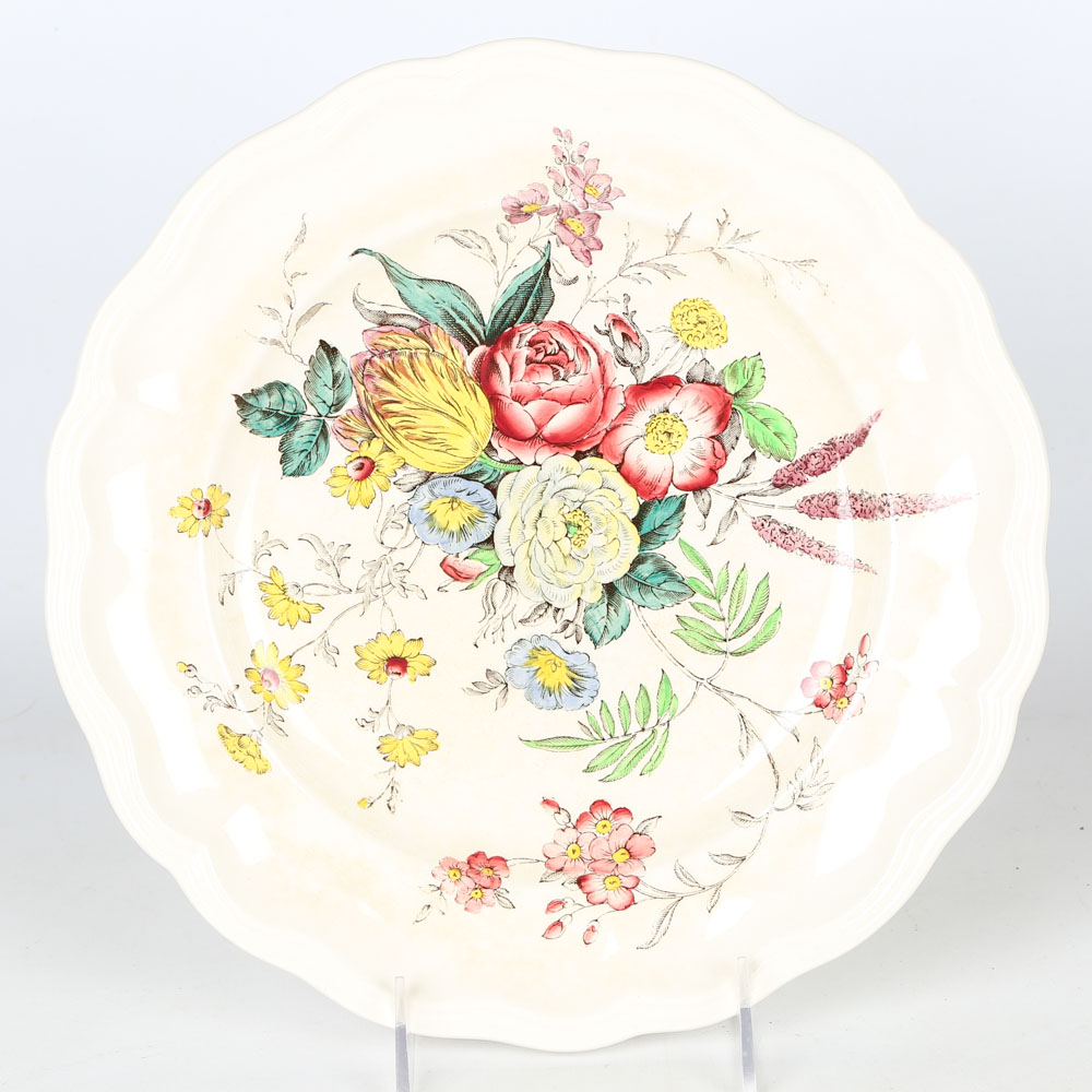 Copeland Spode "Romney" and "Gainsborough" Earthenware Plates