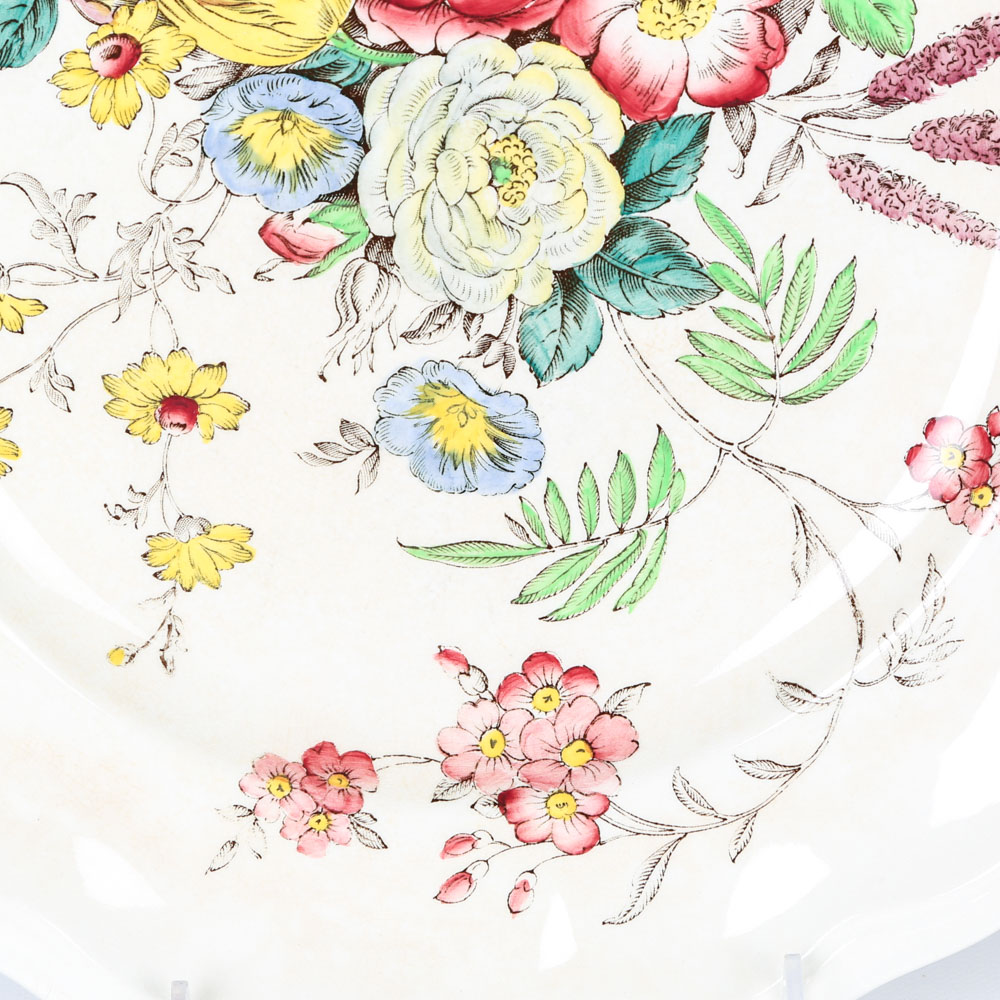 Copeland Spode "Romney" and "Gainsborough" Earthenware Plates