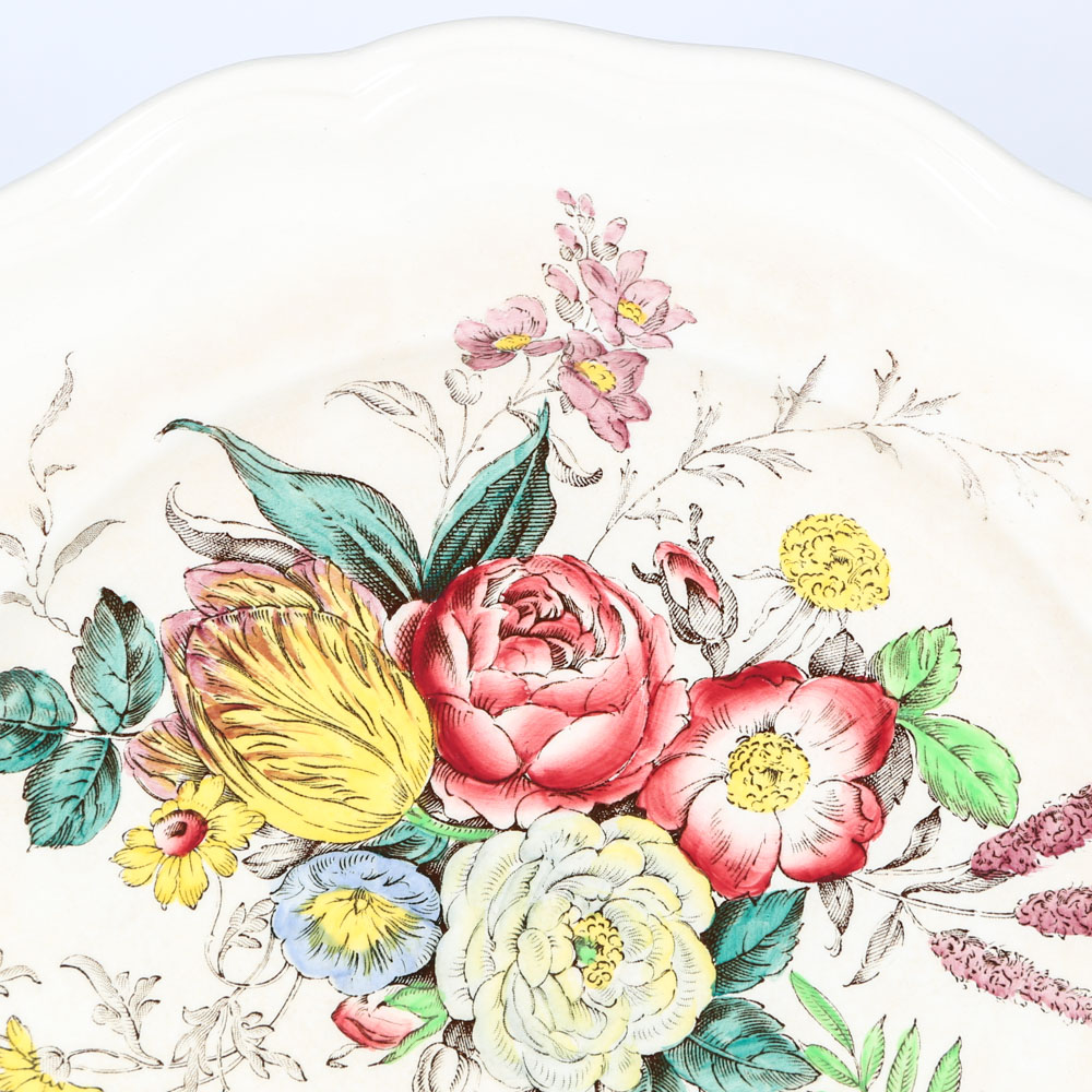 Copeland Spode "Romney" and "Gainsborough" Earthenware Plates