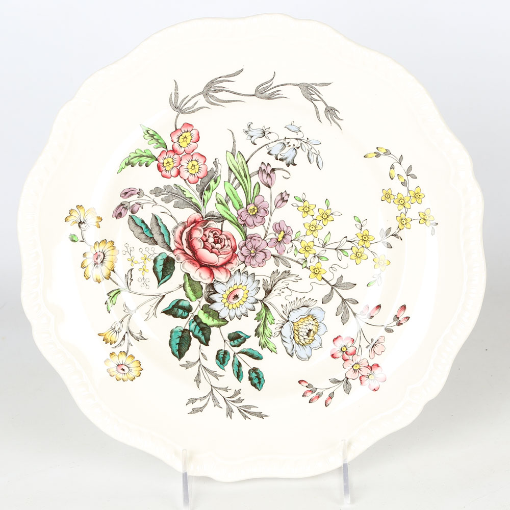 Copeland Spode "Romney" and "Gainsborough" Earthenware Plates