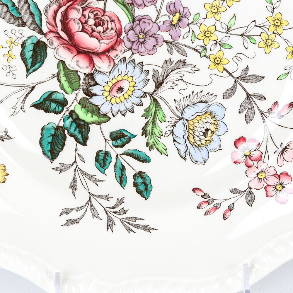 Copeland Spode "Romney" and "Gainsborough" Earthenware Plates