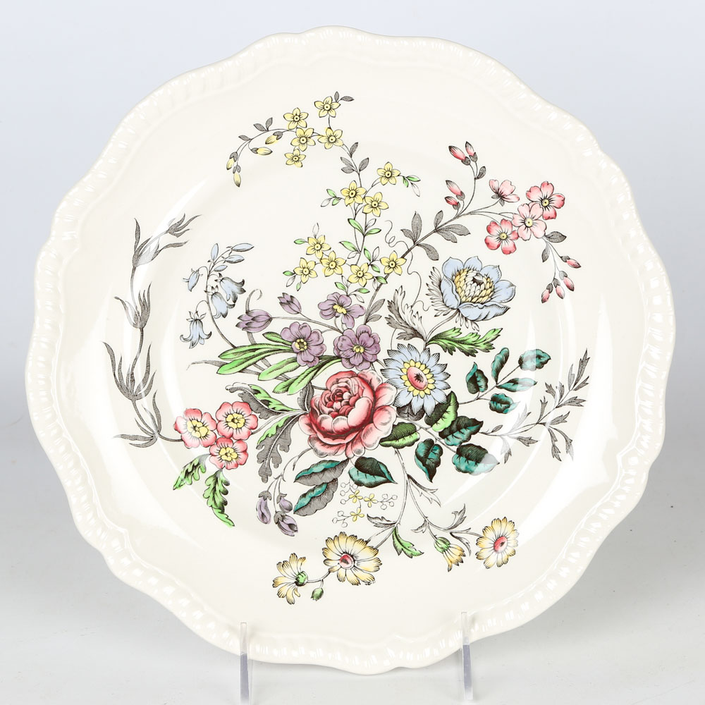 Copeland Spode "Romney" and "Gainsborough" Earthenware Plates