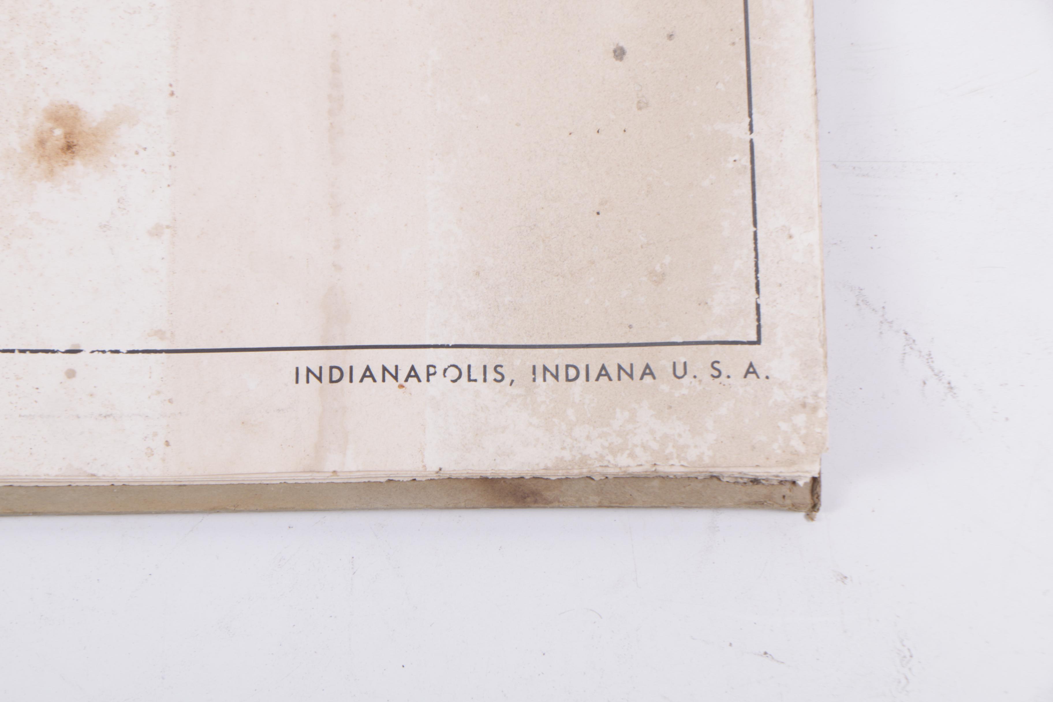 Circa 1950 General Motors Allison Turbo Jet Engines Instructional Charts