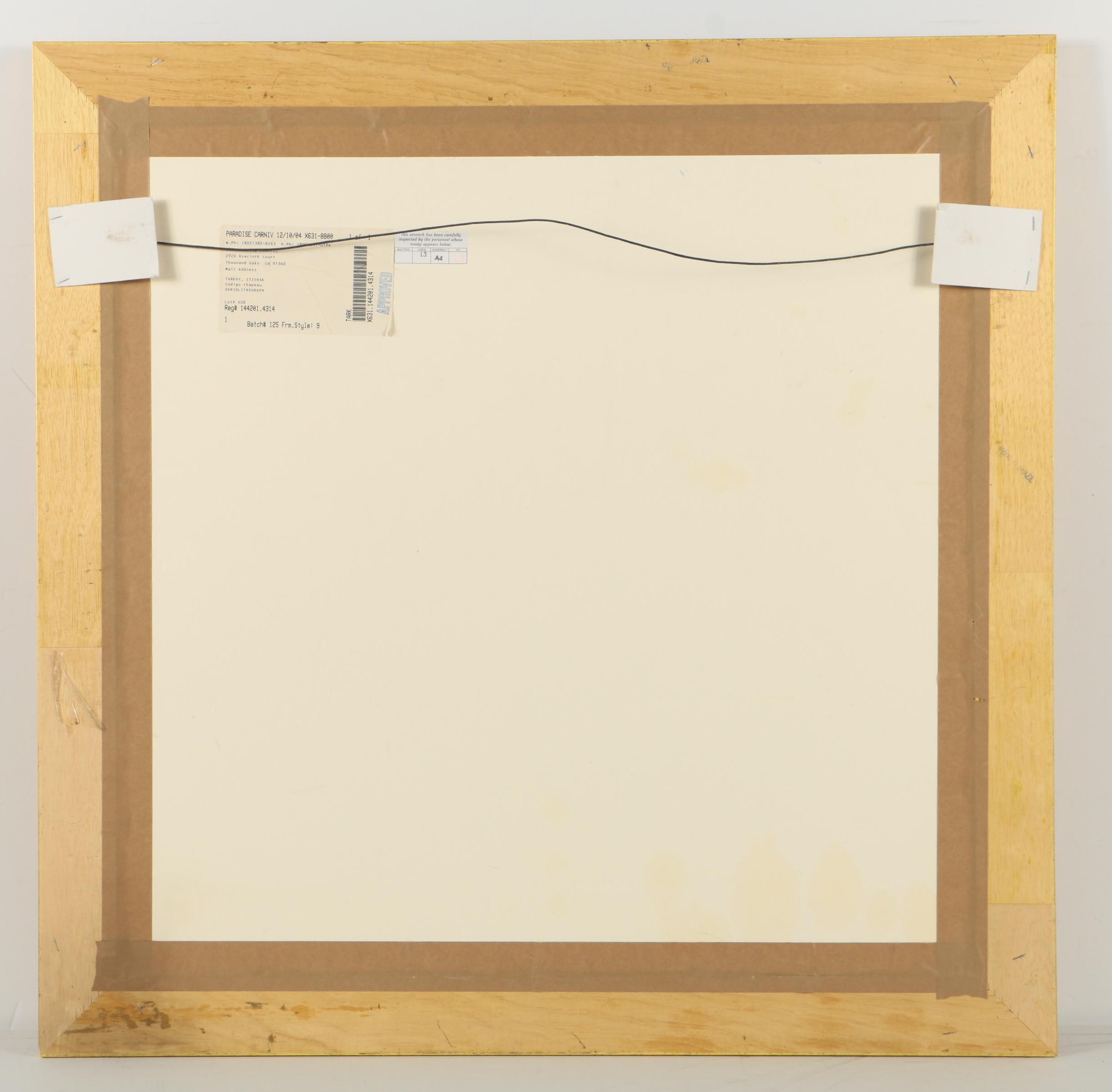 Seriolithograph After Itzchak Tarkay "Indigo Chapeau"