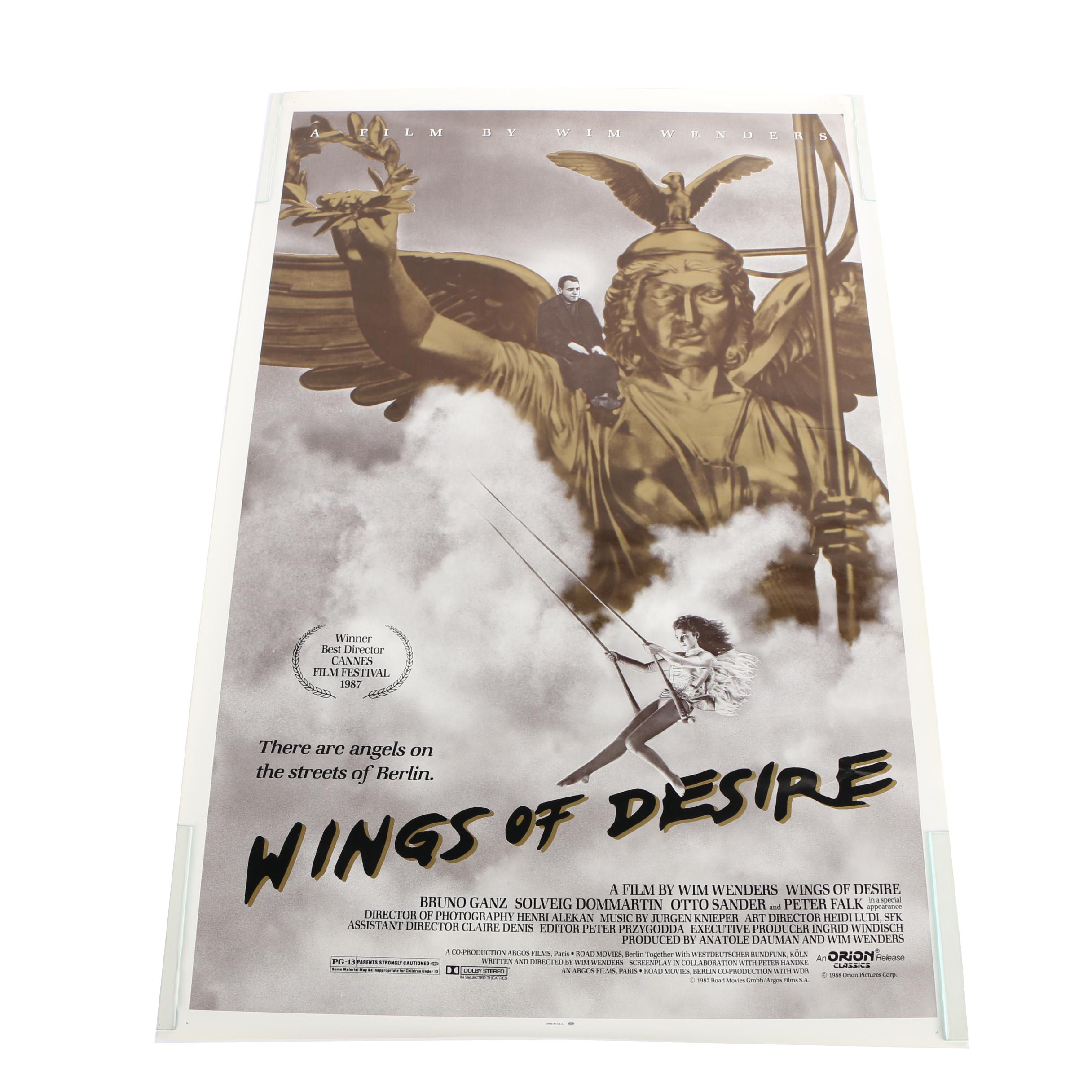 Offset Lithograph Poster for "Wings of Desire"
