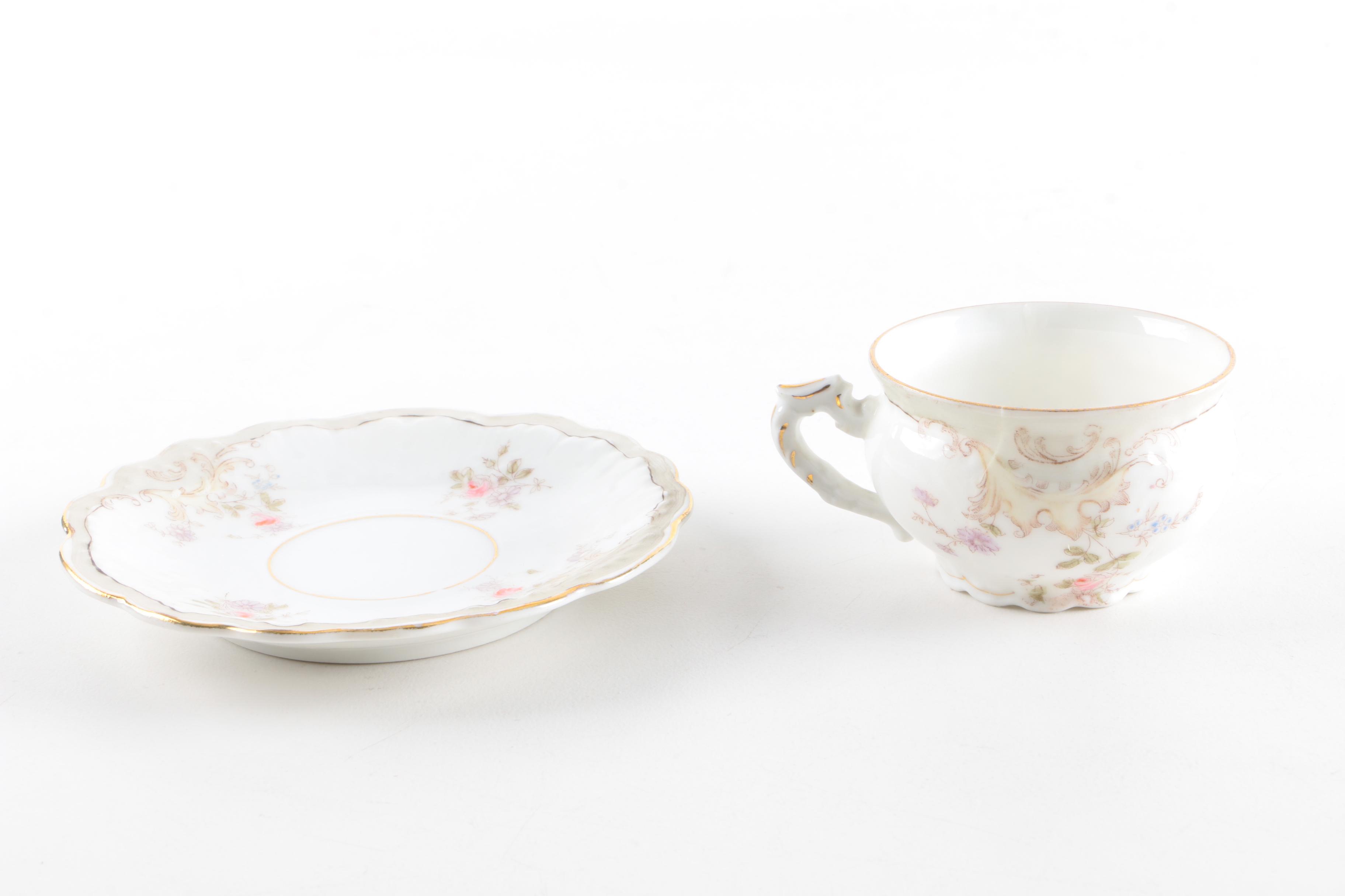 Antique and Vintage Porcelain Tableware Including Pickard