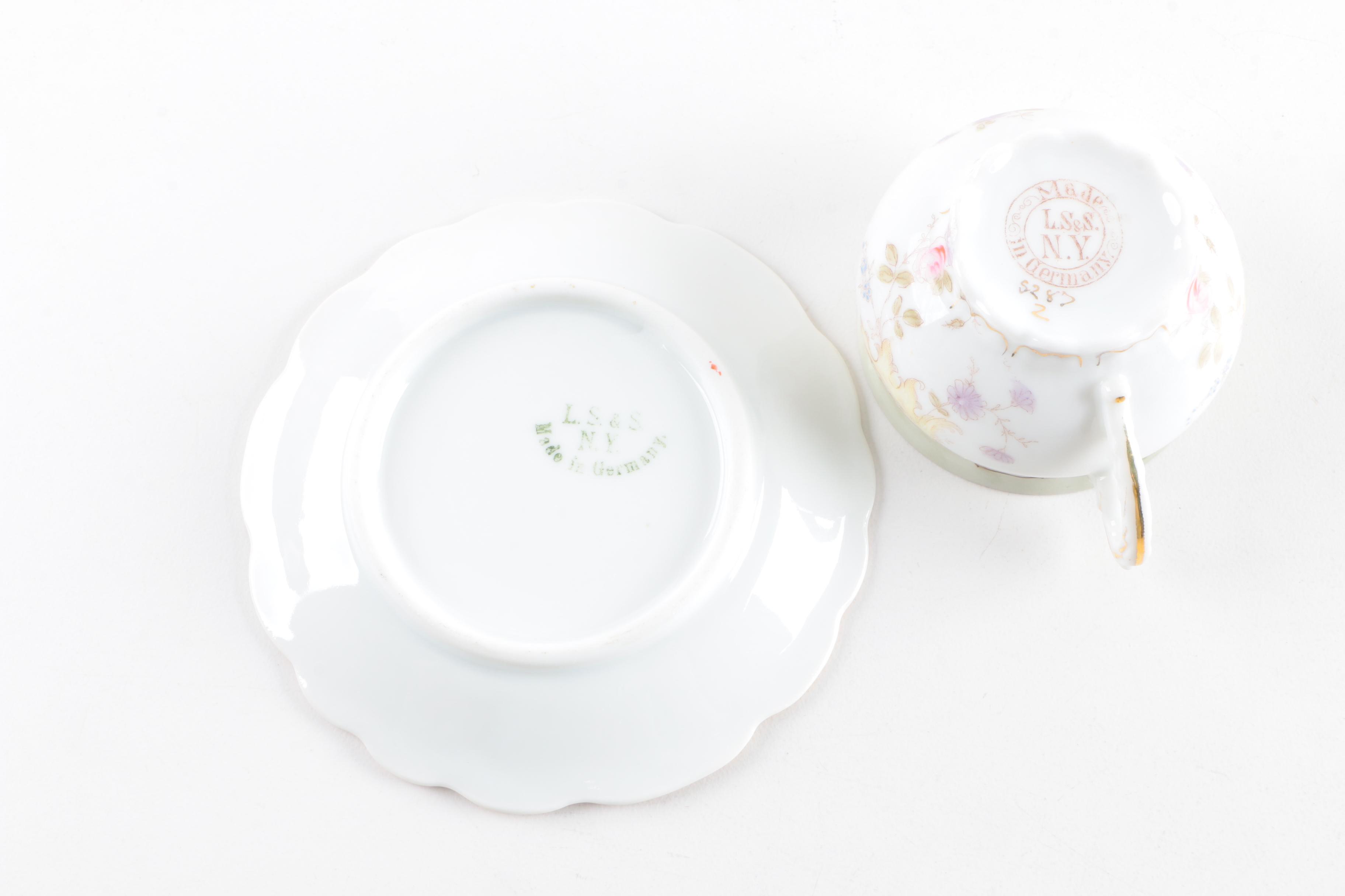 Antique and Vintage Porcelain Tableware Including Pickard