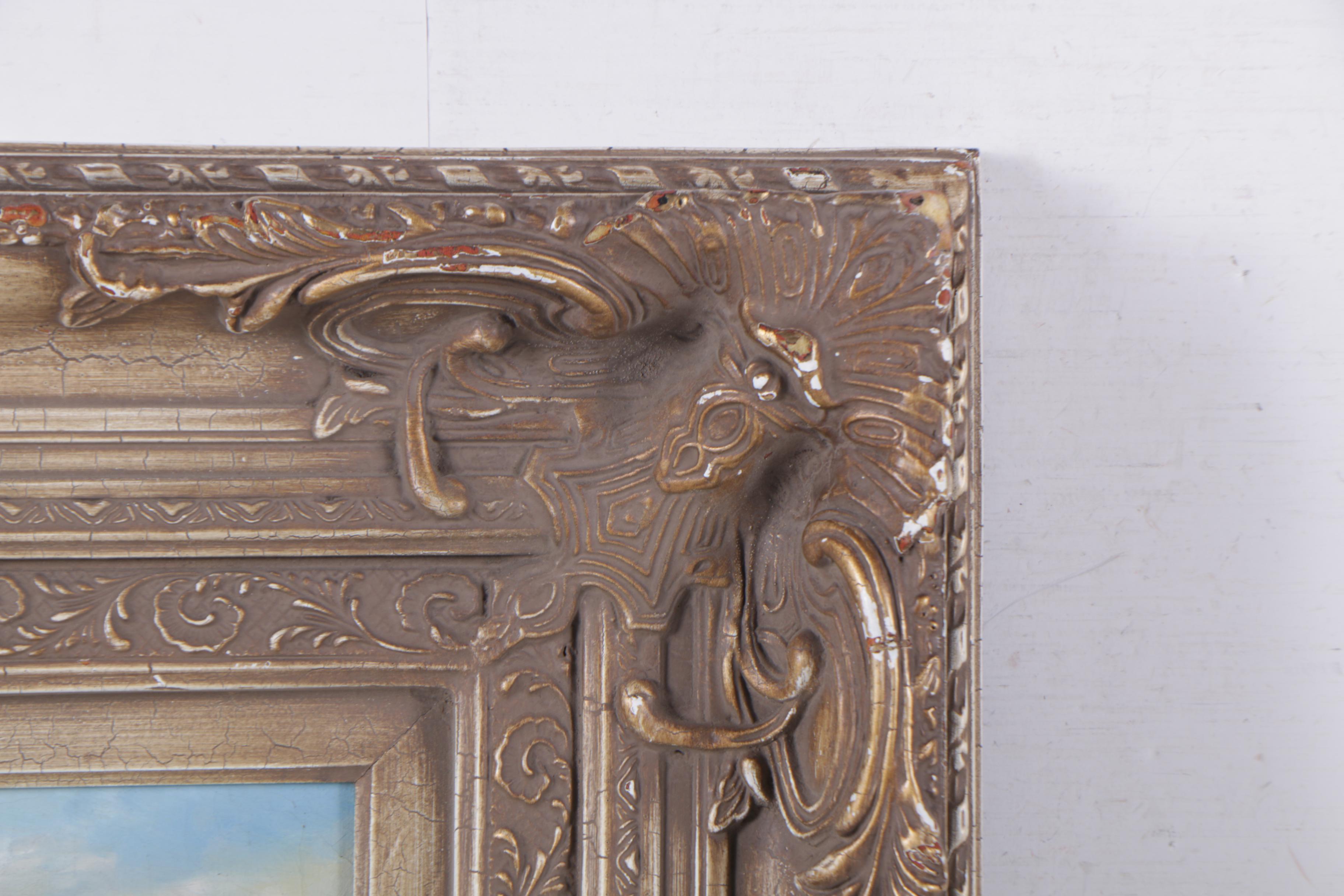 Oil Painting on Canvas of Cows