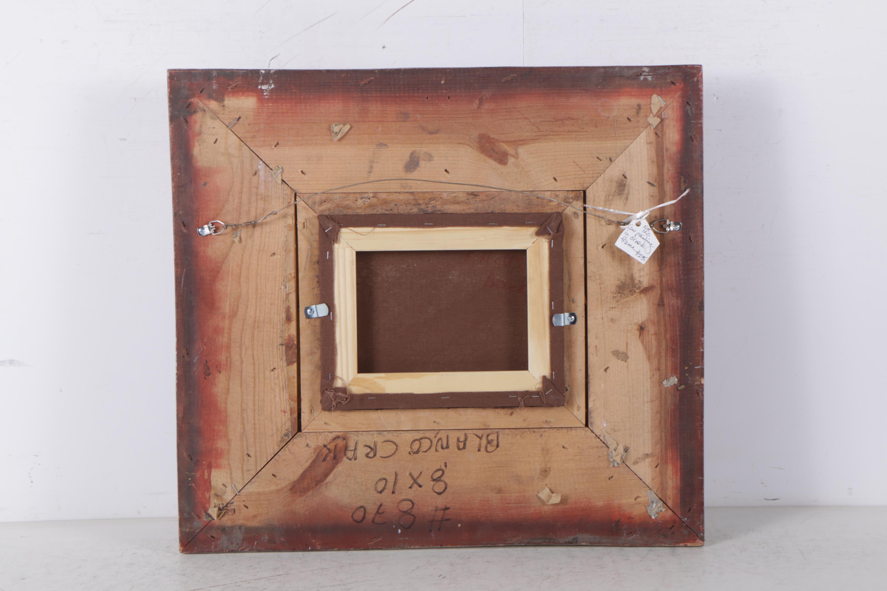 Oil Painting on Canvas of Cows