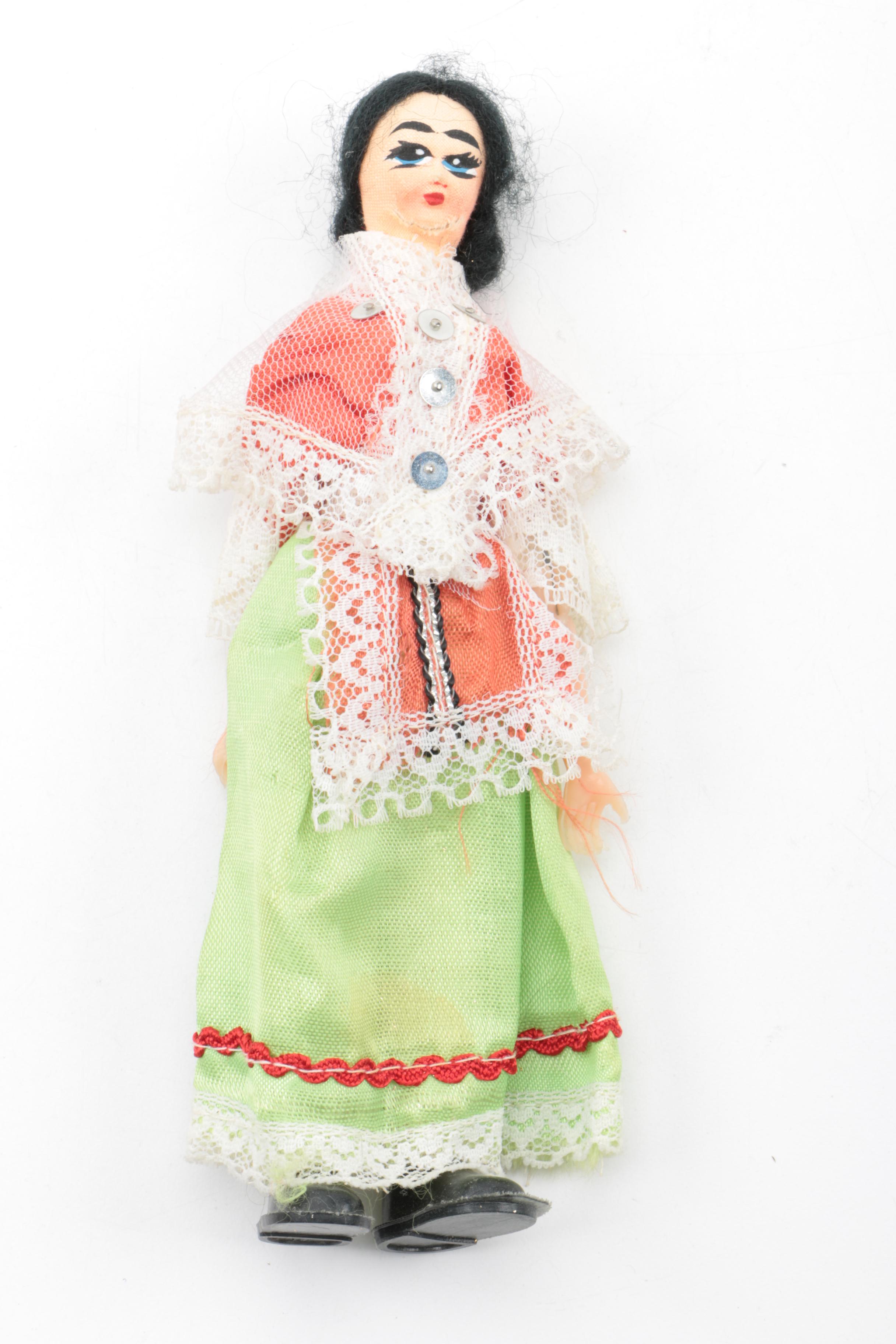 Hand Crafted International Souvenir Dolls