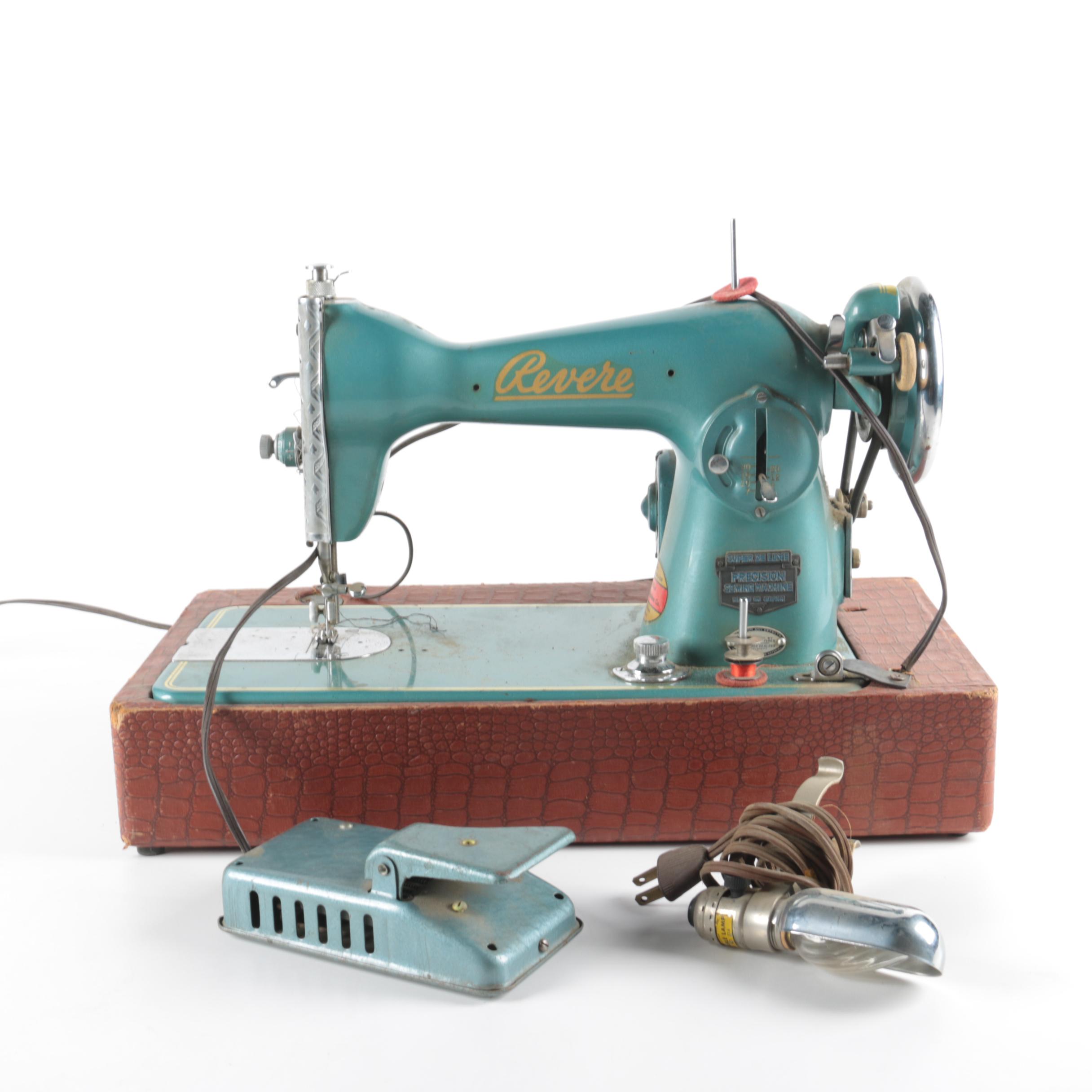 Vintage Revere Electric Sewing Machine
