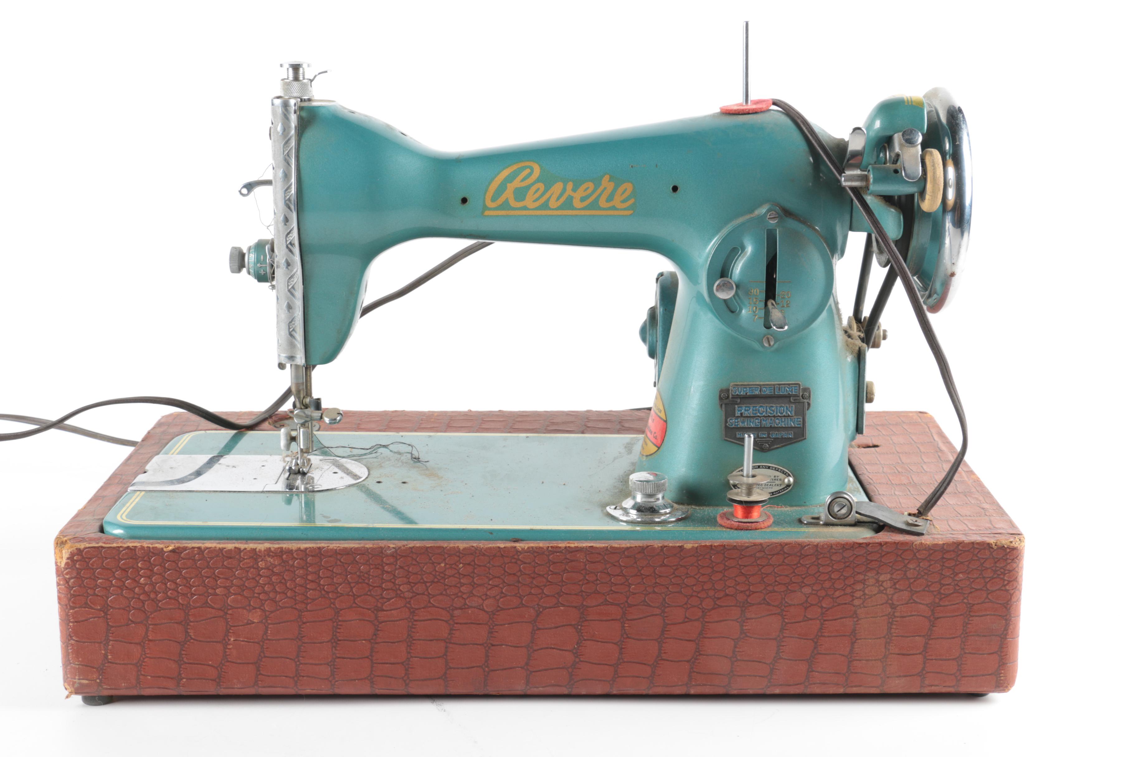 Vintage Revere Electric Sewing Machine