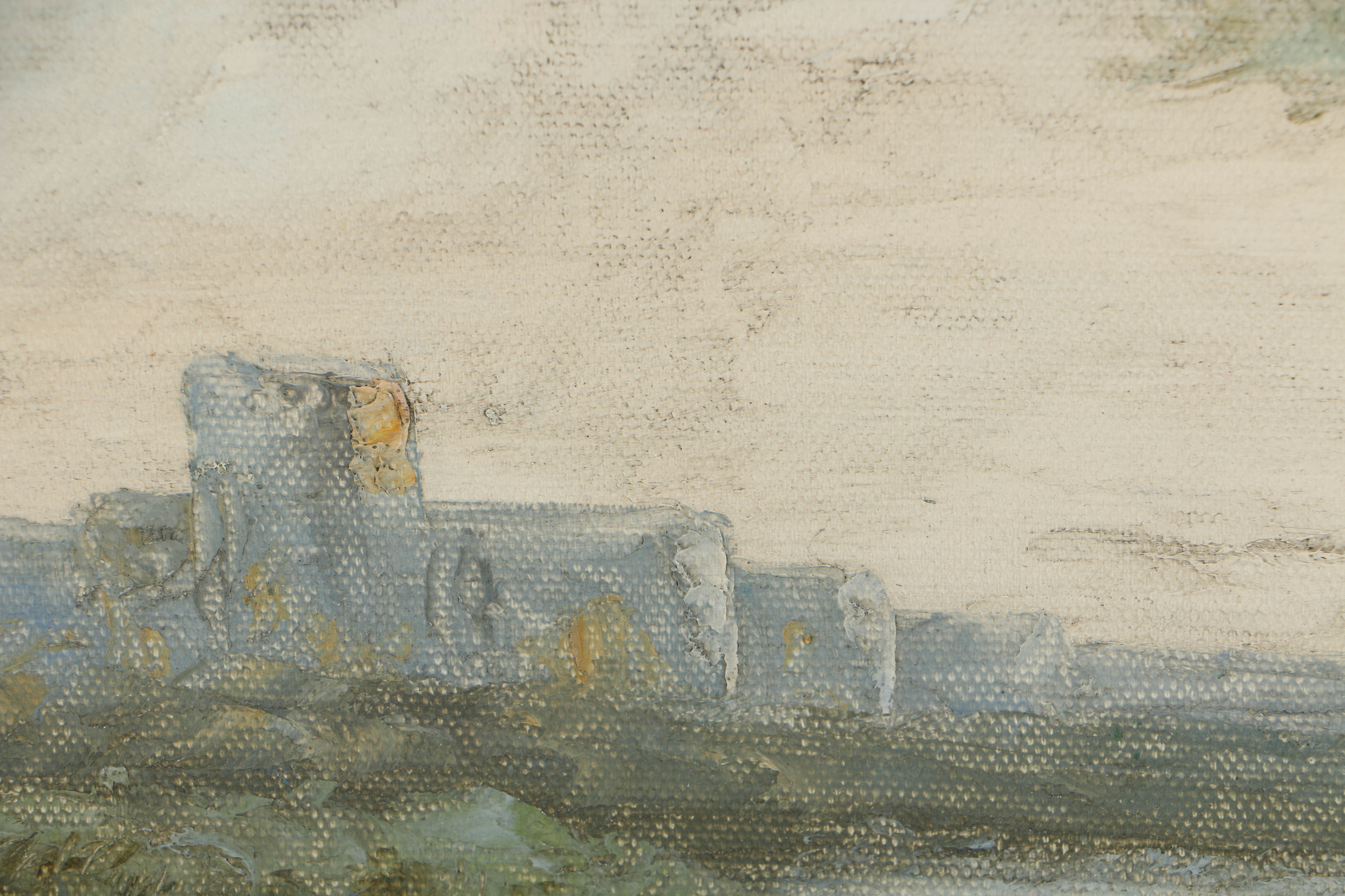 L. Stephano Oil Painting on Canvas of Impressionistic Landscape