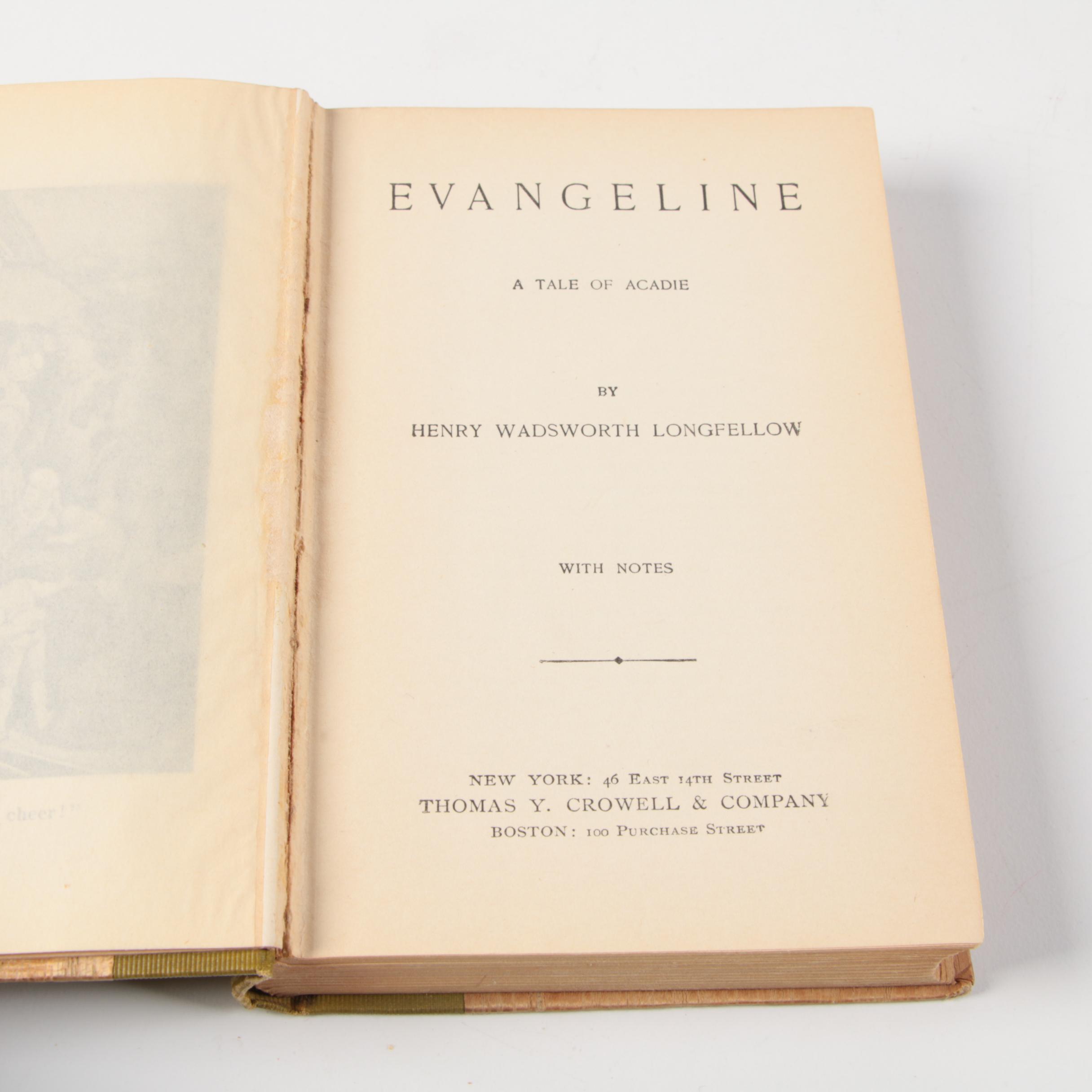 Antique Books Including 1911 Everyman's Library "The Heart of Mid-Lothian"