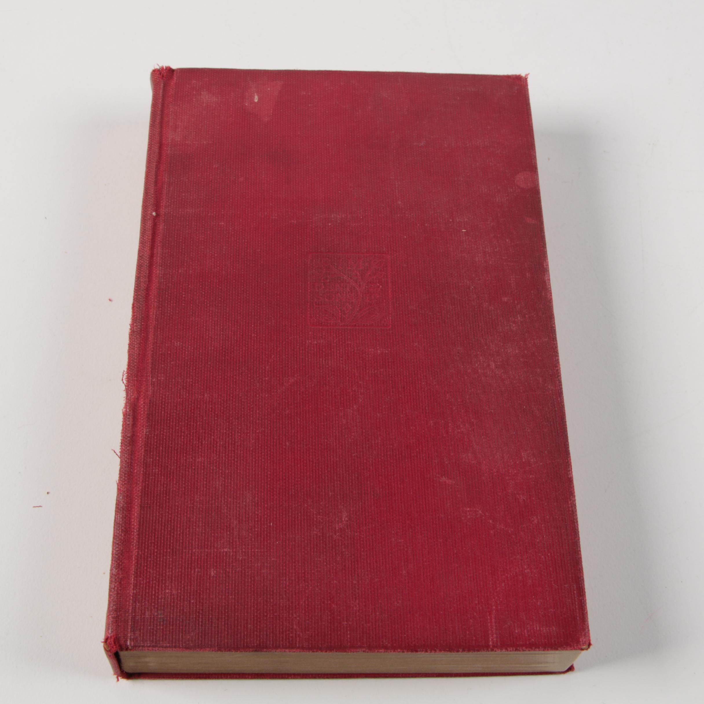 Antique Books Including 1911 Everyman's Library "The Heart of Mid-Lothian"