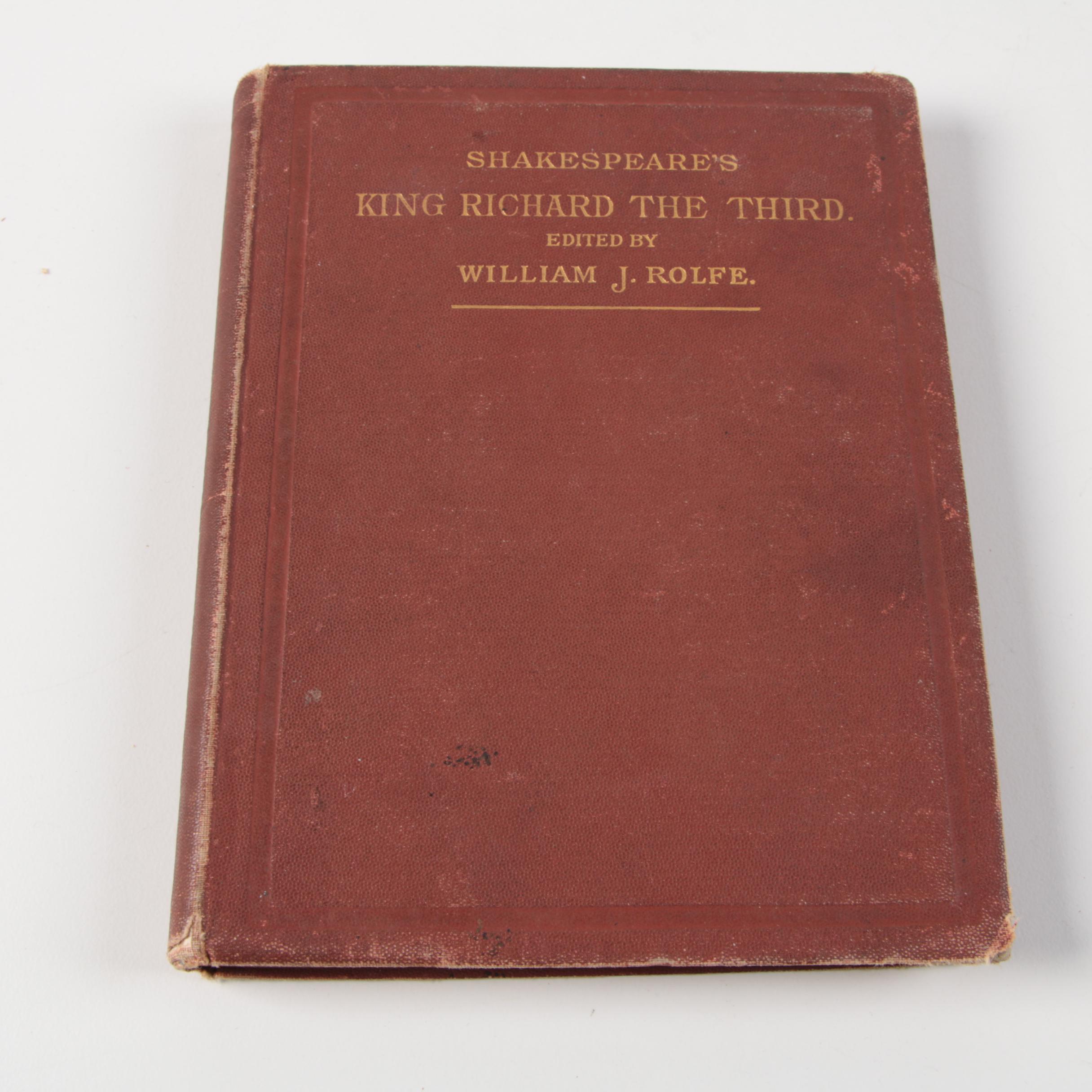 Antique Books Including 1911 Everyman's Library "The Heart of Mid-Lothian"