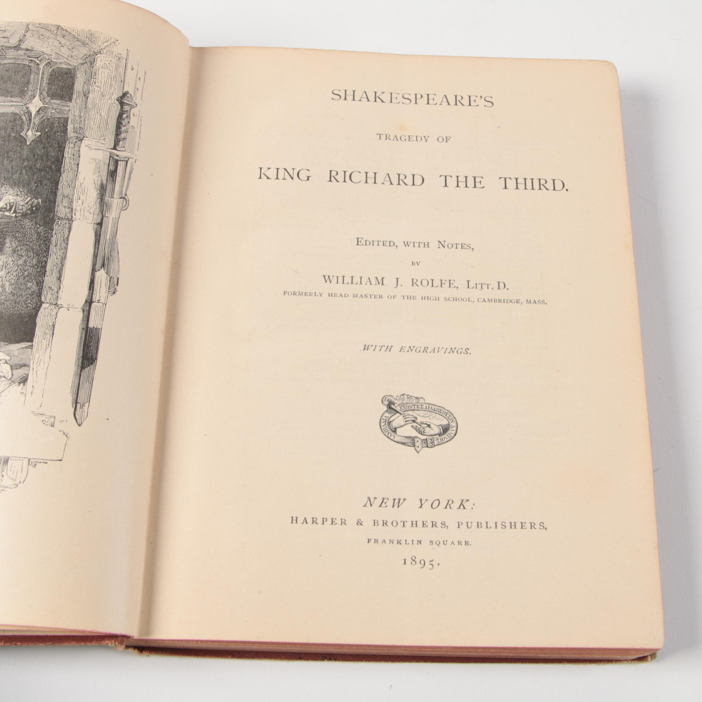 Antique Books Including 1911 Everyman's Library "The Heart of Mid-Lothian"