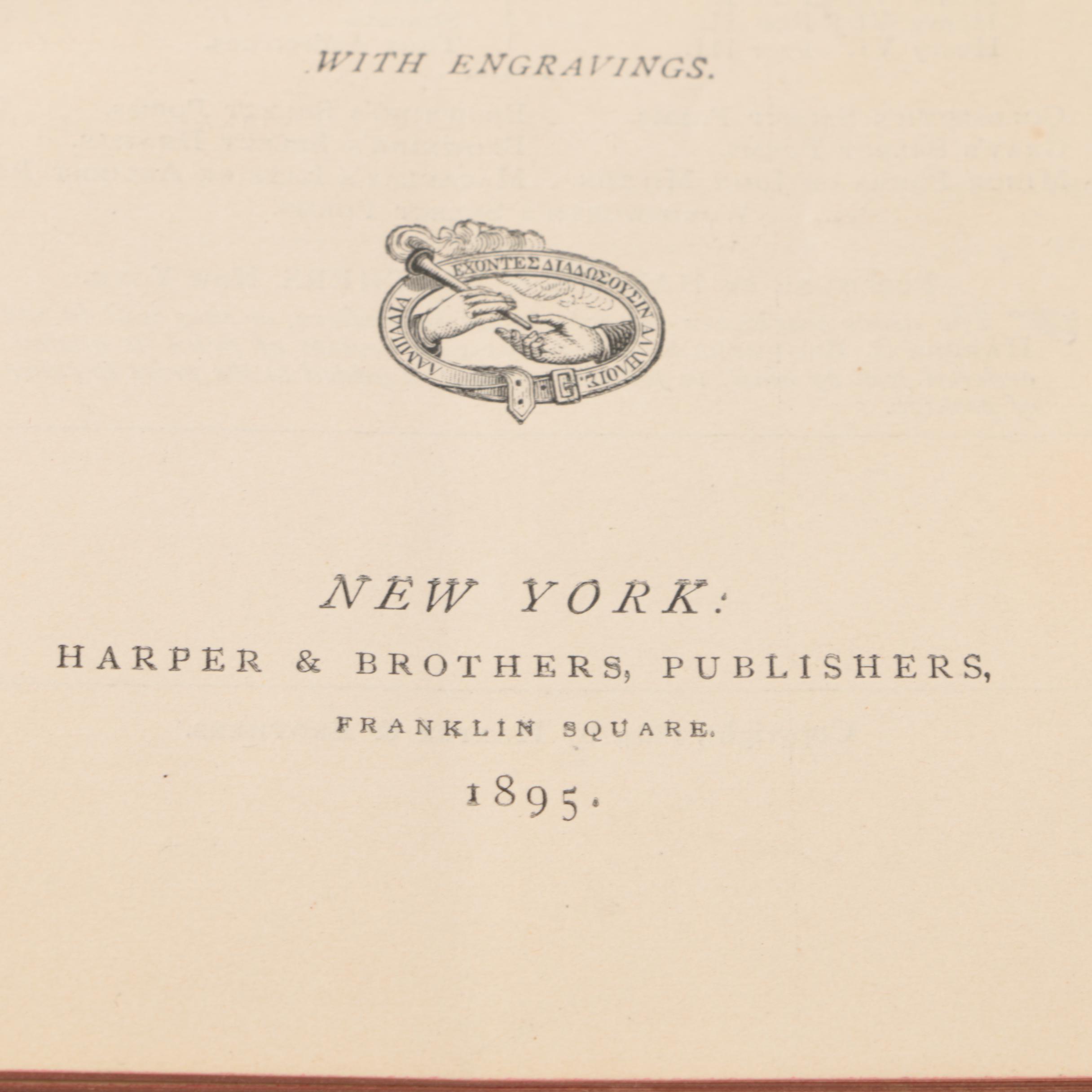 Antique Books Including 1911 Everyman's Library "The Heart of Mid-Lothian"