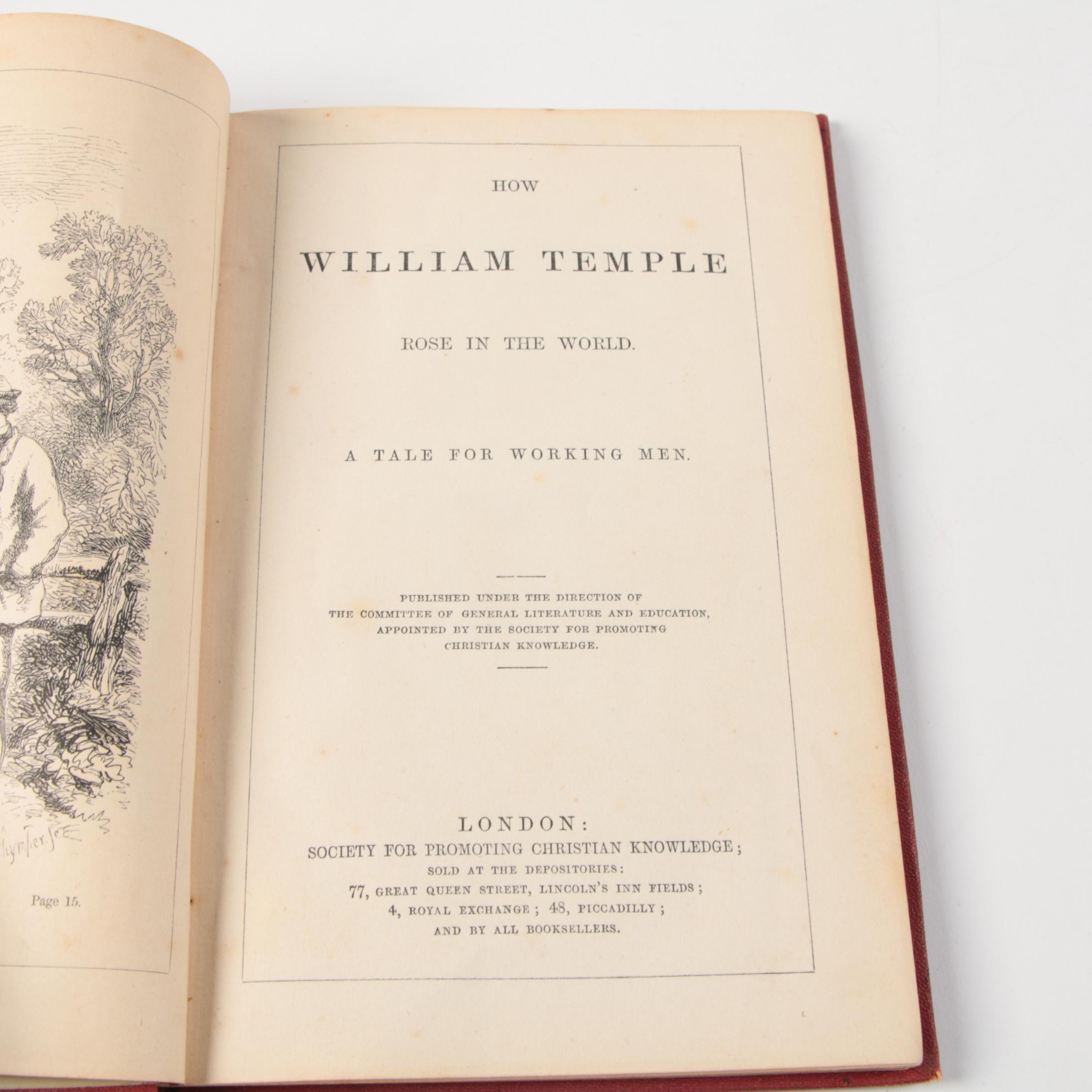 Antique Books Including 1911 Everyman's Library "The Heart of Mid-Lothian"