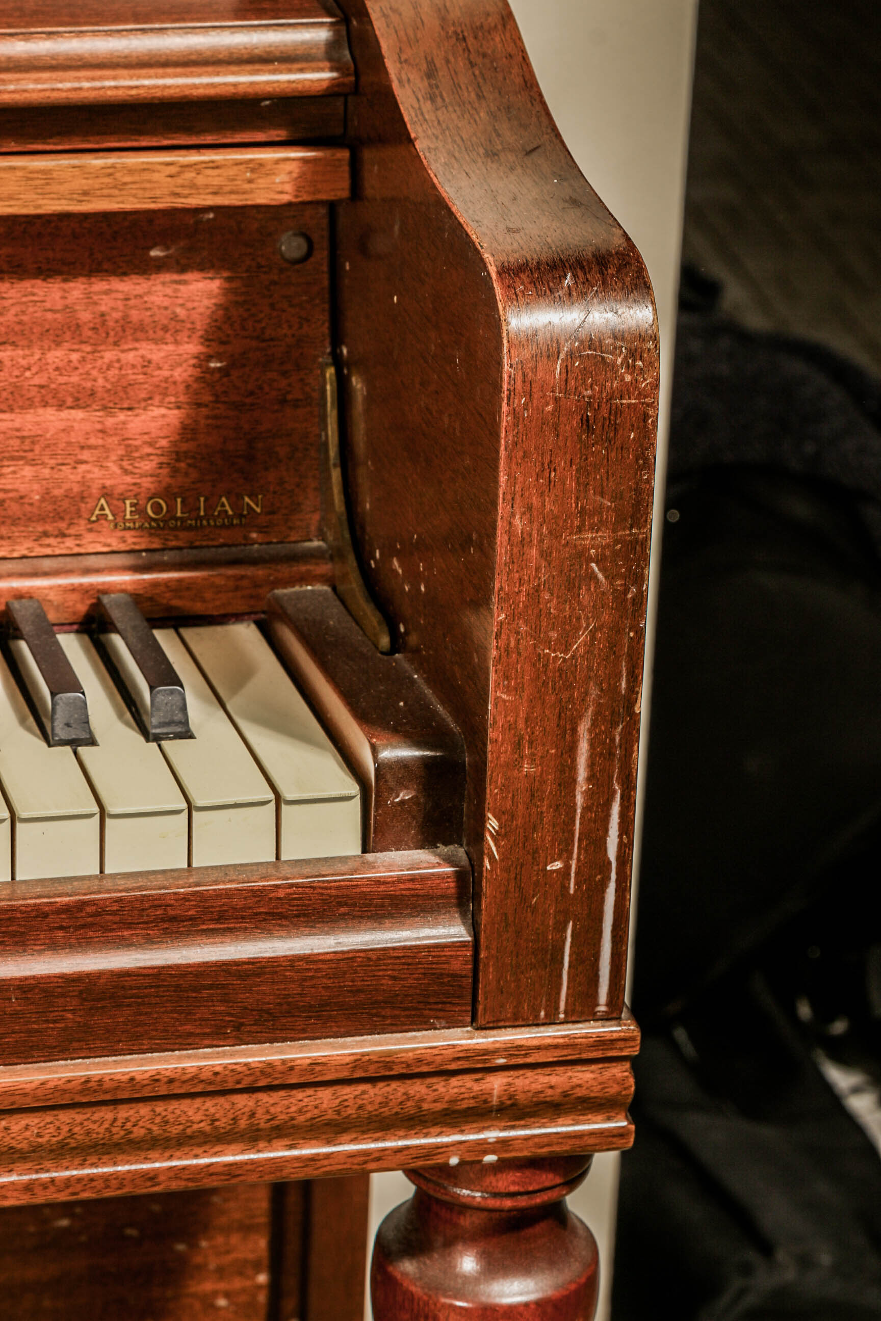 Vintage Aeolian George Steck Upright Piano
