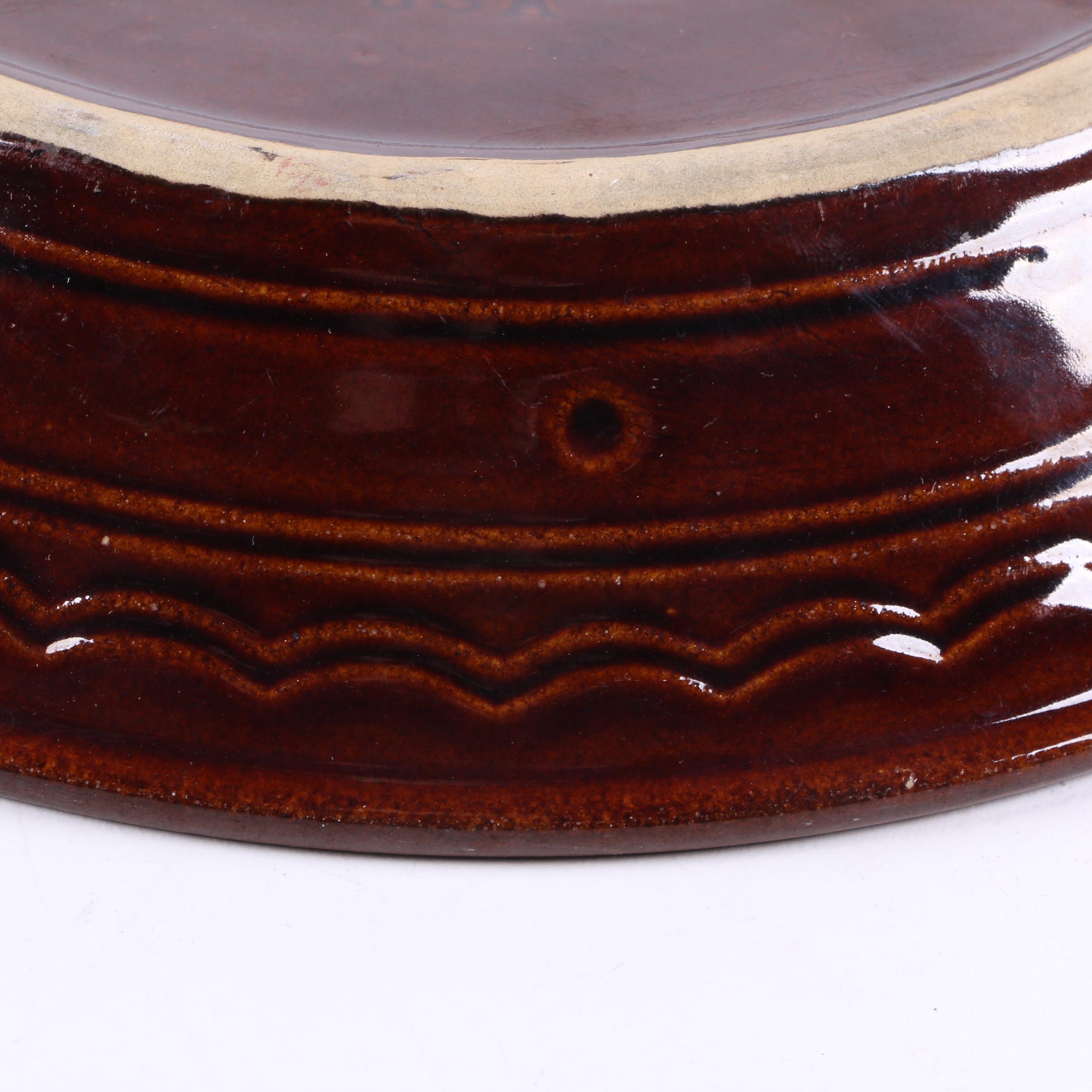 Vintage Marcrest "Daisy Dot" Brown Stoneware Pie Dishes