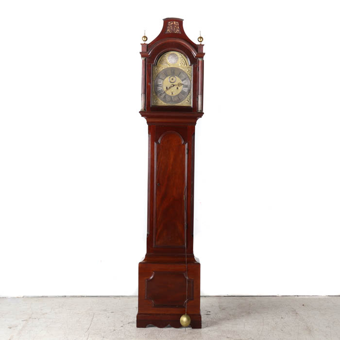 Robert Cuttbush English Tall Case Clock with 8-Day Movement