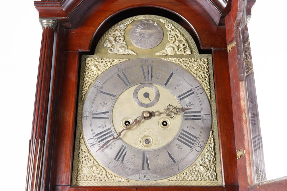 Robert Cuttbush English Tall Case Clock with 8-Day Movement