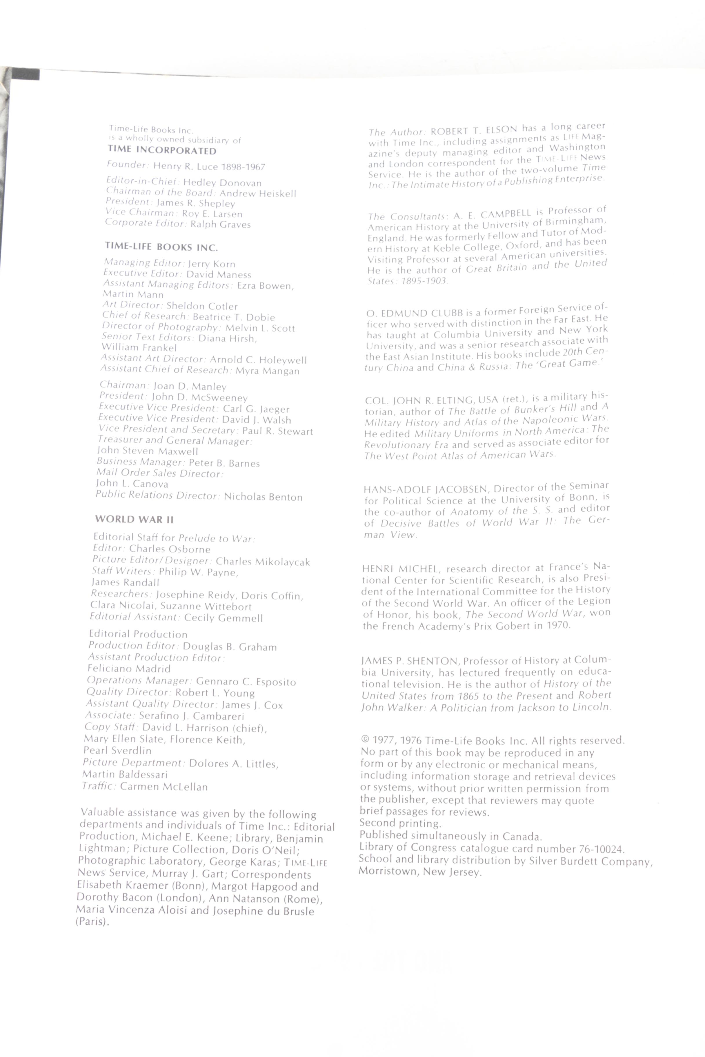 Time-Life "World War II" Book Series