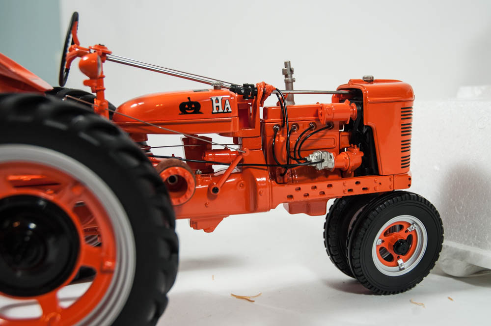 Allis-Chalmers 2-plow Tractor and Halloween Tractor/Wagon Die Cast Replicas