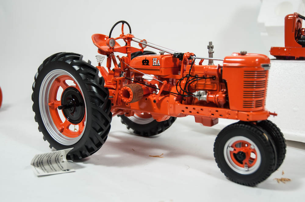 Allis-Chalmers 2-plow Tractor and Halloween Tractor/Wagon Die Cast Replicas