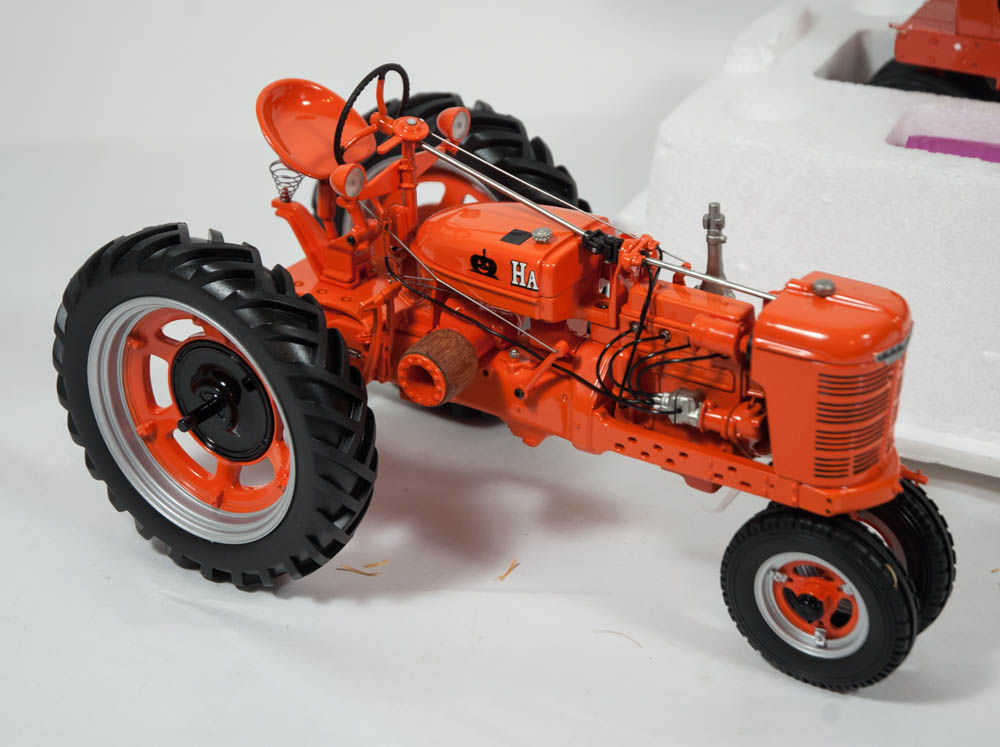 Allis-Chalmers 2-plow Tractor and Halloween Tractor/Wagon Die Cast Replicas