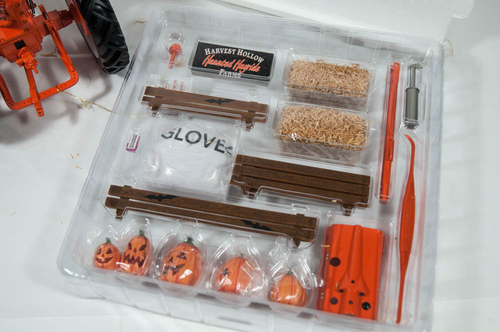 Allis-Chalmers 2-plow Tractor and Halloween Tractor/Wagon Die Cast Replicas