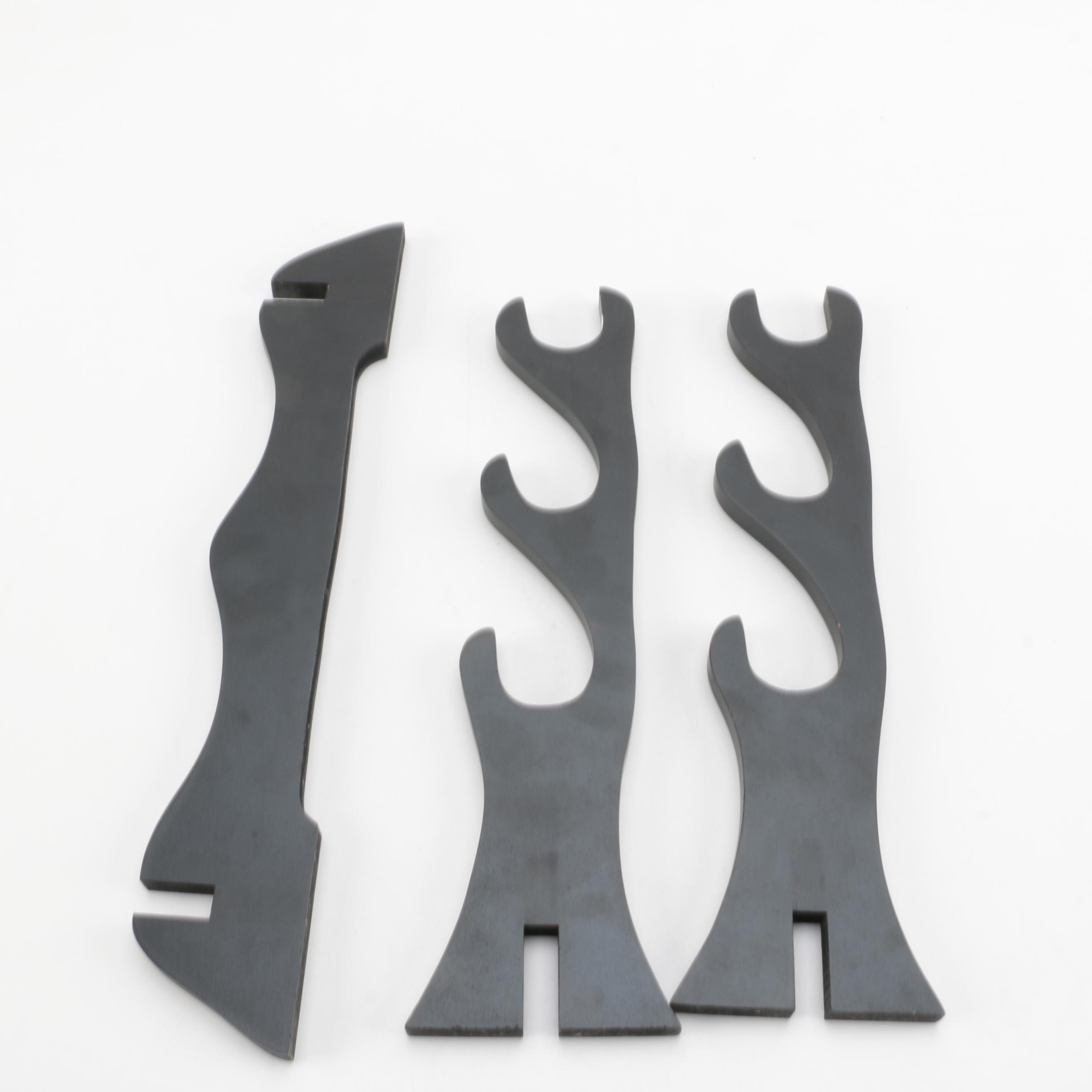 Daishō Swords on Black Wooden Stand