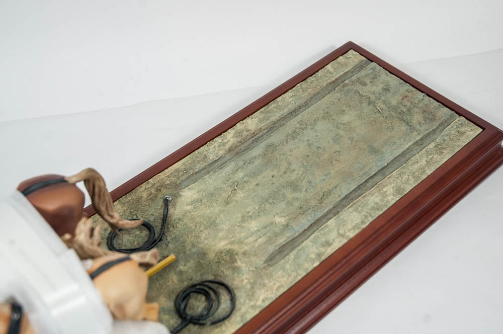 Wells Fargo Die Cast Stagecoach Model with Four Horse Team by The Franklin Mint