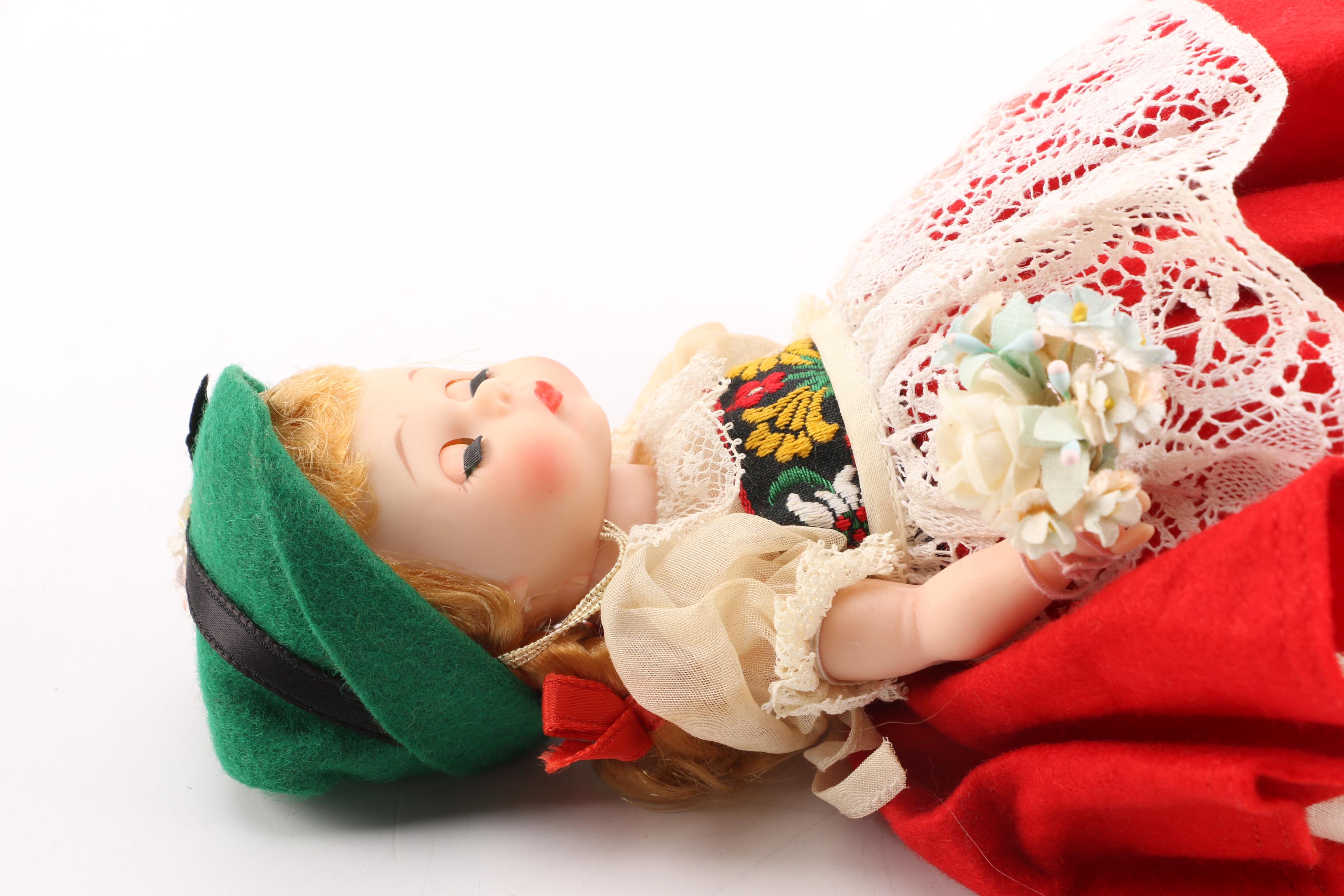 Vintage Madame Alexander "International Series" and "Colonial Girl" Dolls