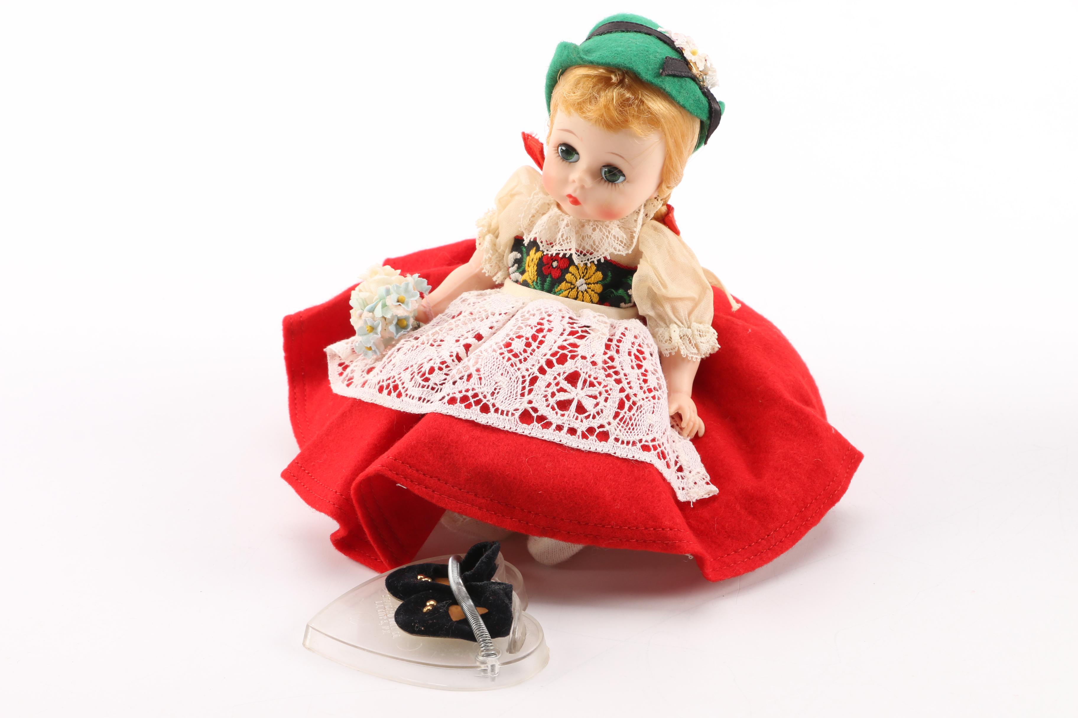 Vintage Madame Alexander "International Series" and "Colonial Girl" Dolls