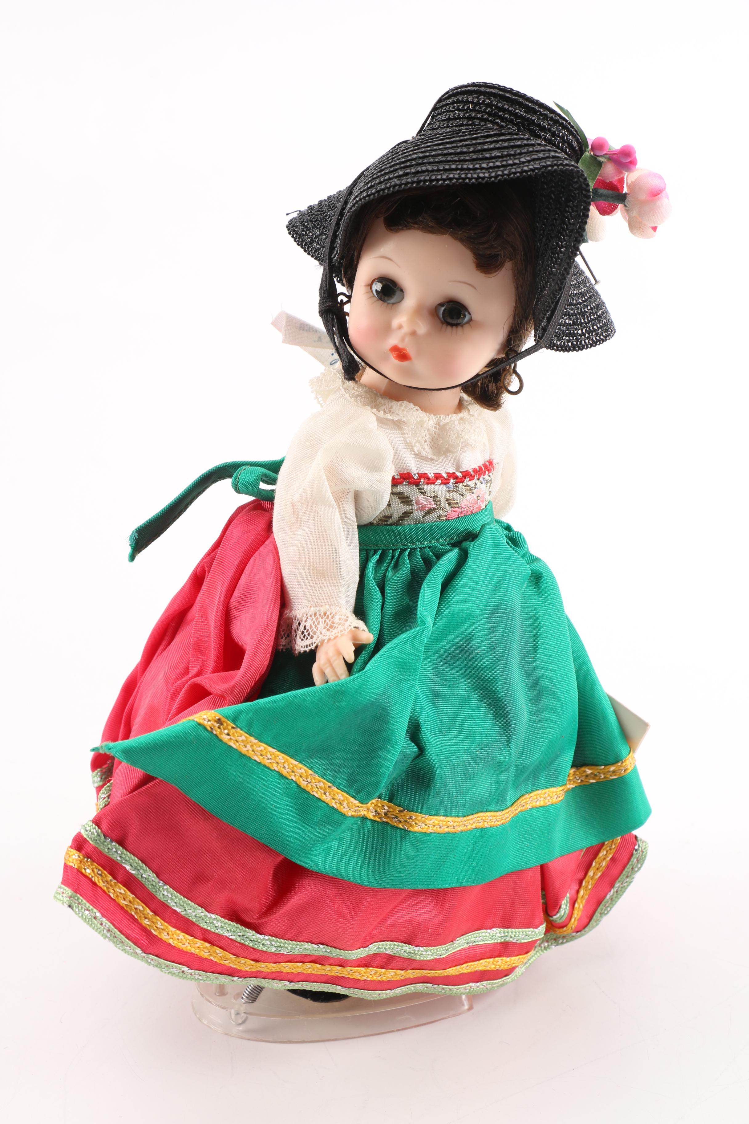 Vintage Madame Alexander "International Series" and "Colonial Girl" Dolls