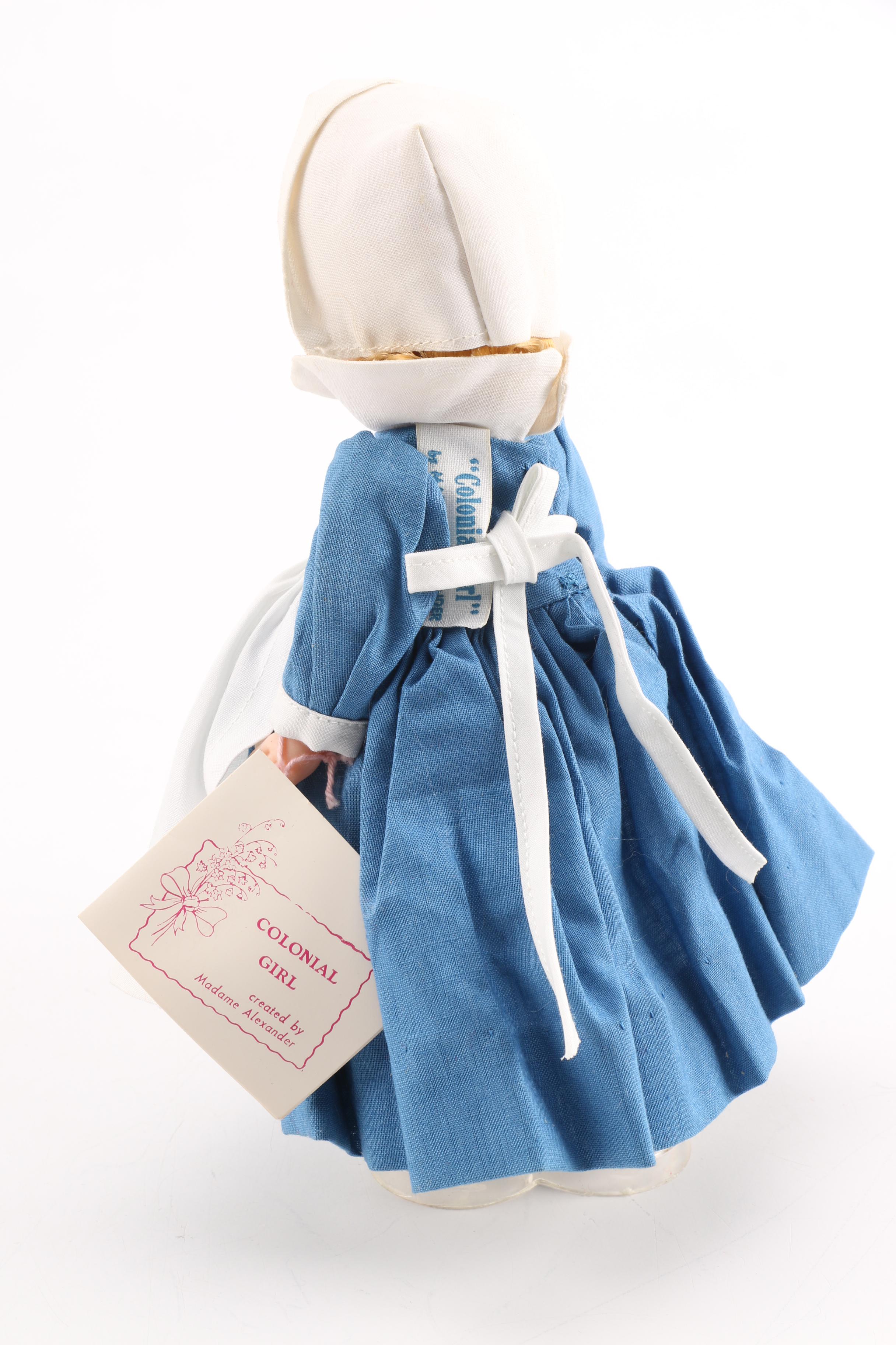 Vintage Madame Alexander "International Series" and "Colonial Girl" Dolls